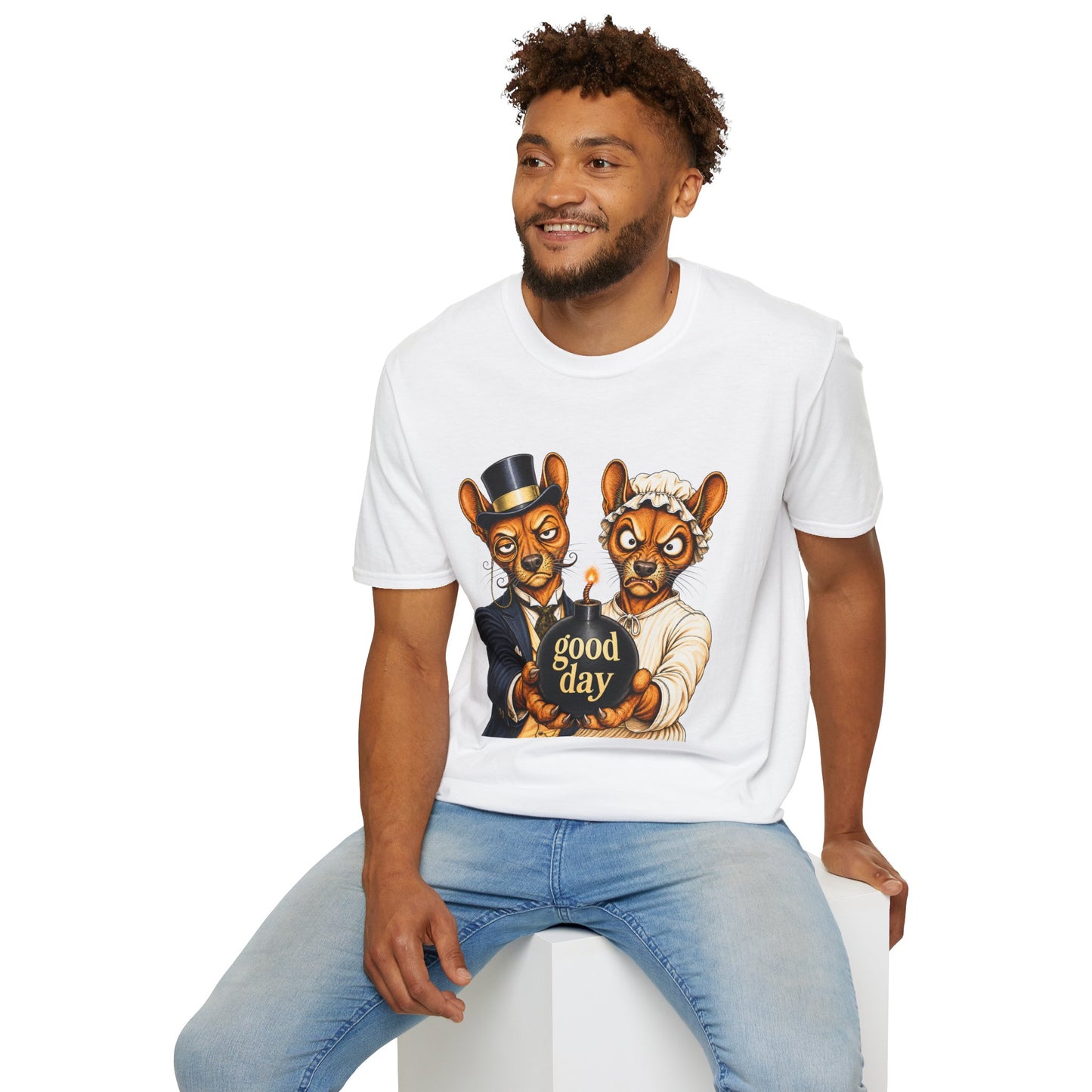 Fossa Newlyweds T-Shirt — Funny Good Day Couple Graphic Tee