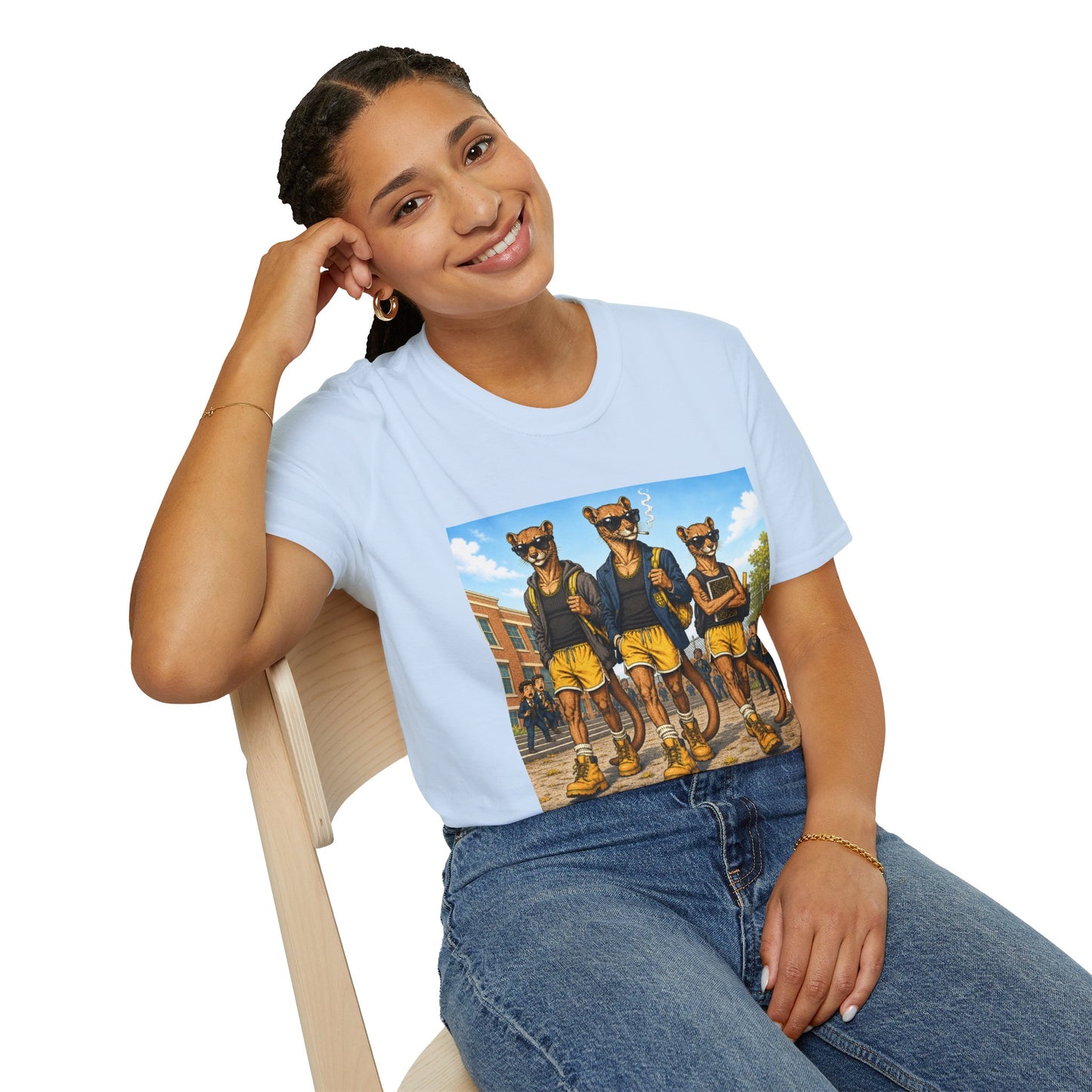 Fossa Schoolboys T-Shirt — Funny Show-Off Student Graphic Tee