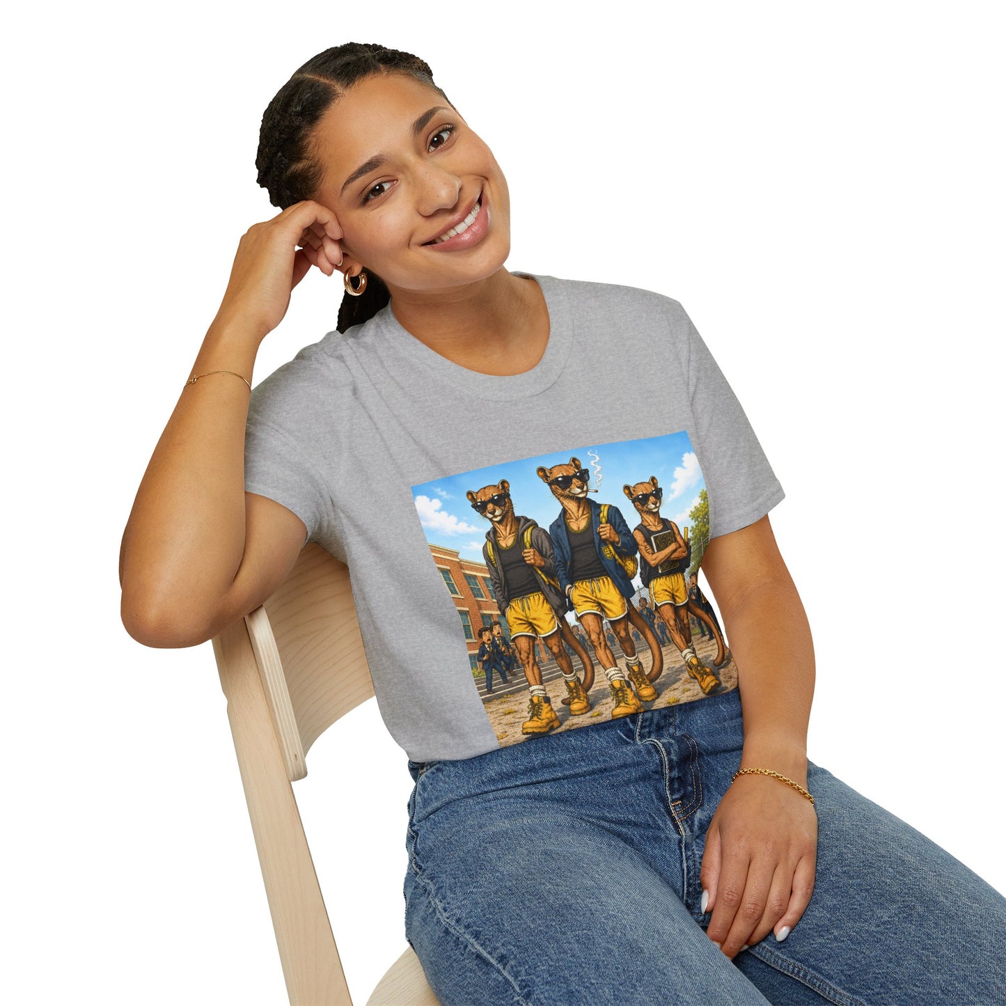 Fossa Schoolboys T-Shirt — Funny Show-Off Student Graphic Tee