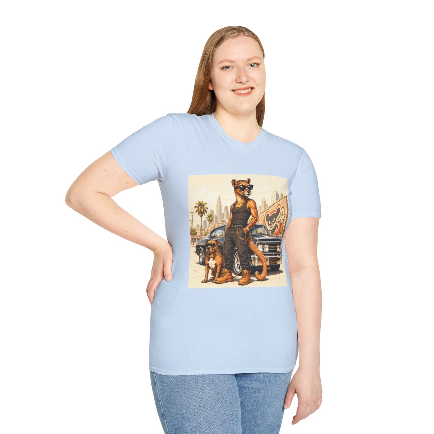 Fossa Gangster T-Shirt — Retro Street Fossa Vintage Car Graphic Tee