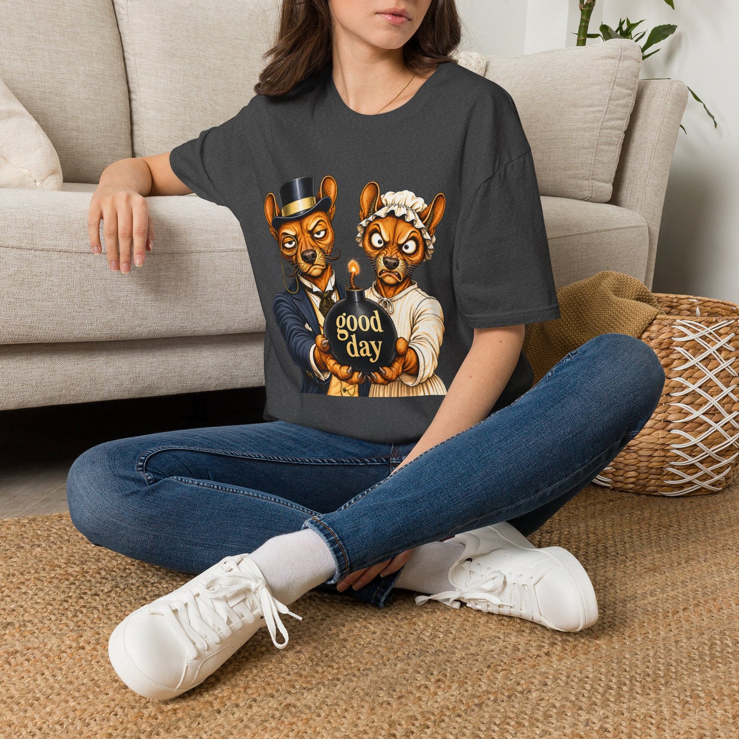 Fossa Newlyweds T-Shirt — Funny Good Day Couple Graphic Tee