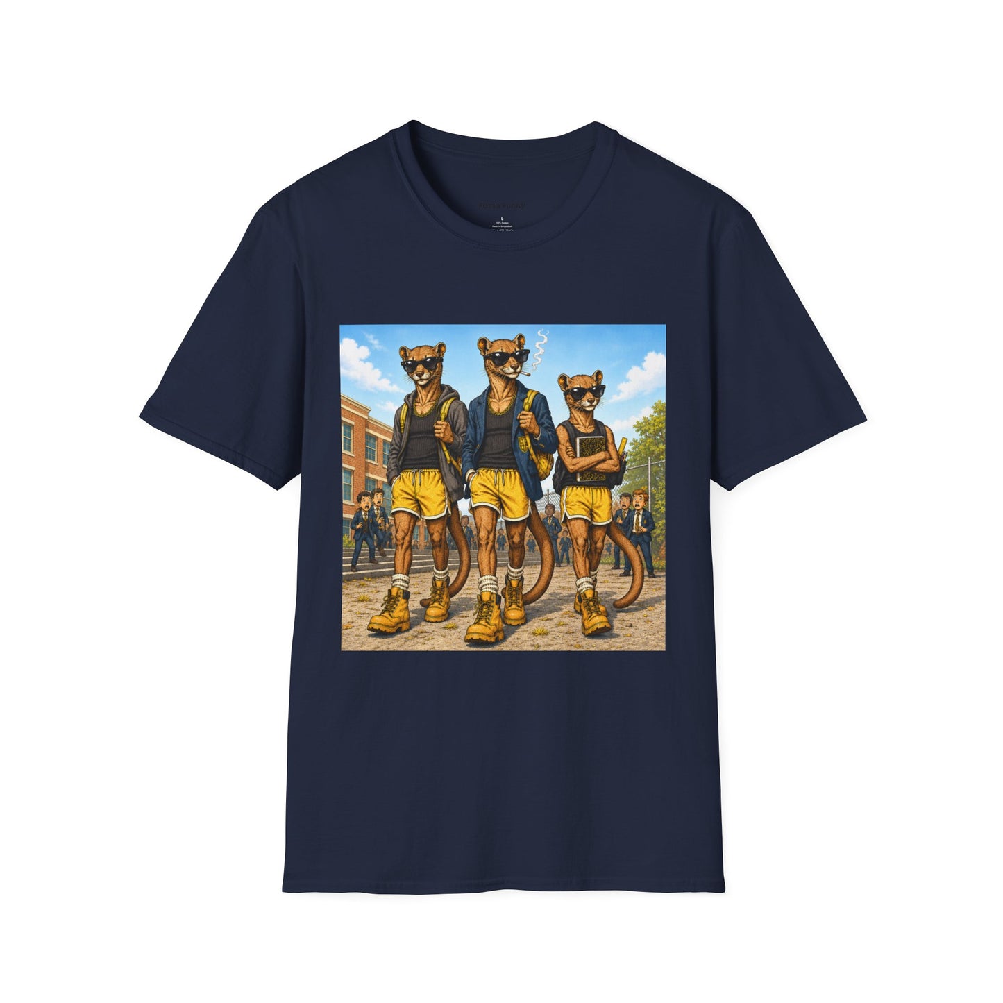 Fossa Schoolboys T-Shirt — Funny Show-Off Student Graphic Tee