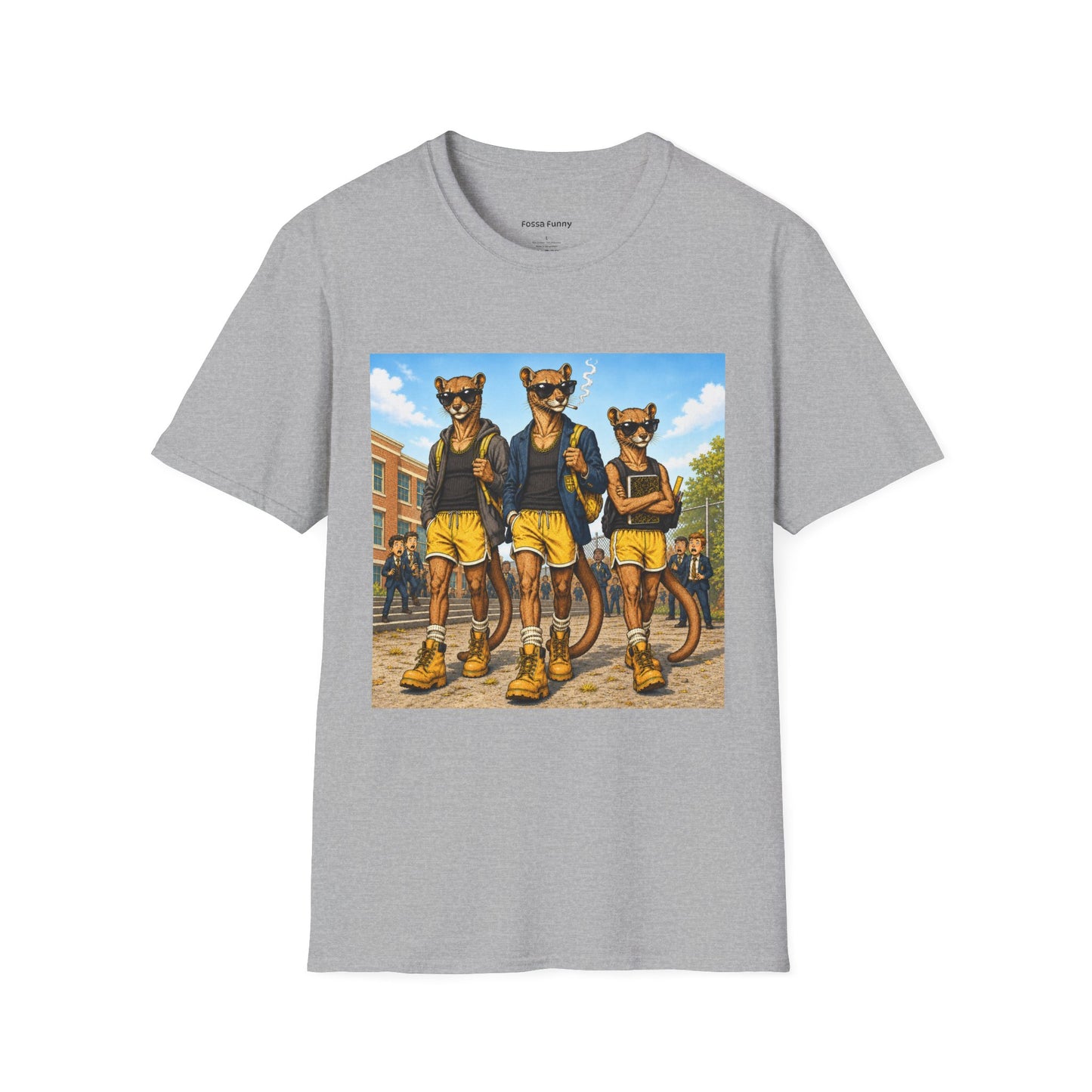 Fossa Schoolboys T-Shirt — Funny Show-Off Student Graphic Tee