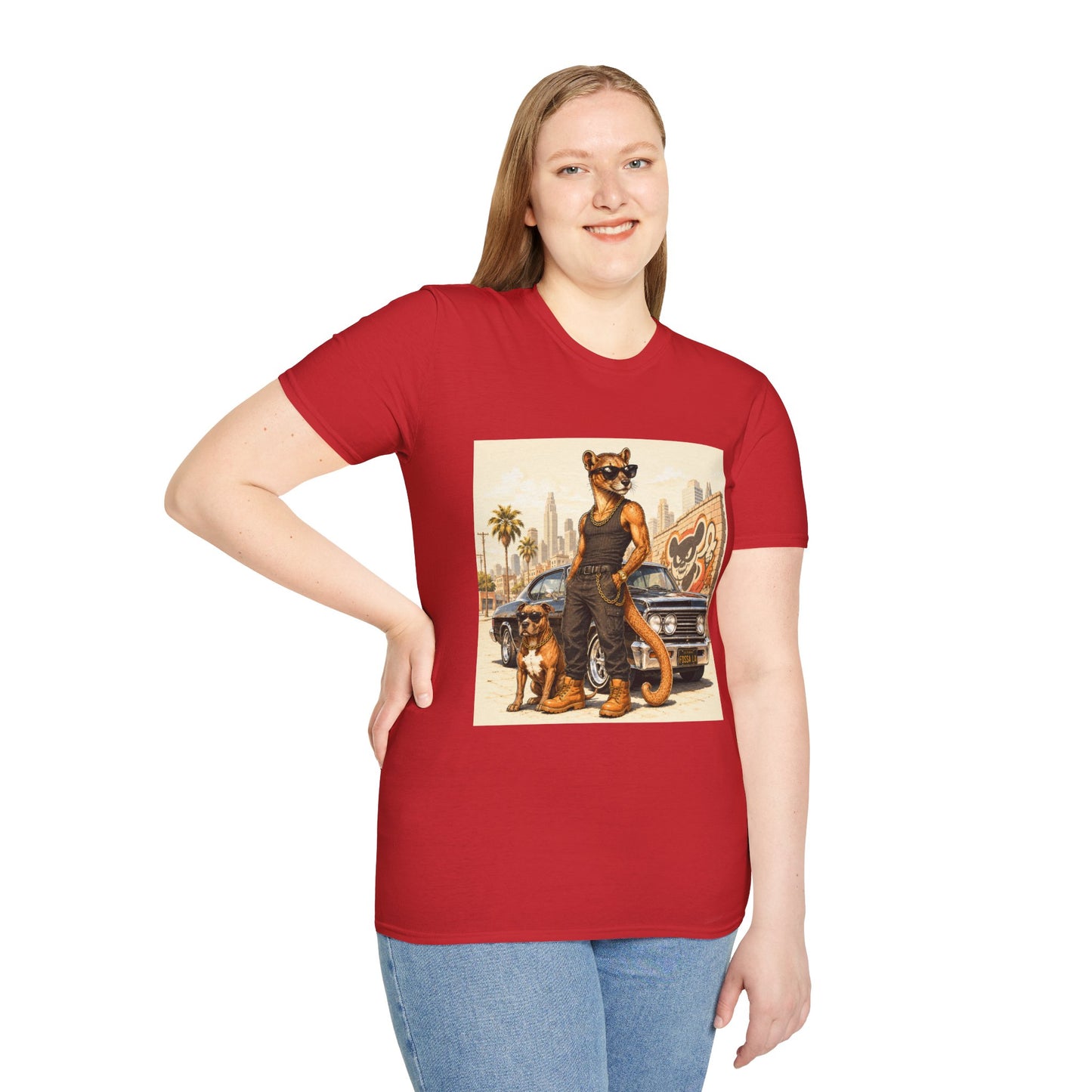 Fossa Gangster T-Shirt — Retro Street Fossa Vintage Car Graphic Tee