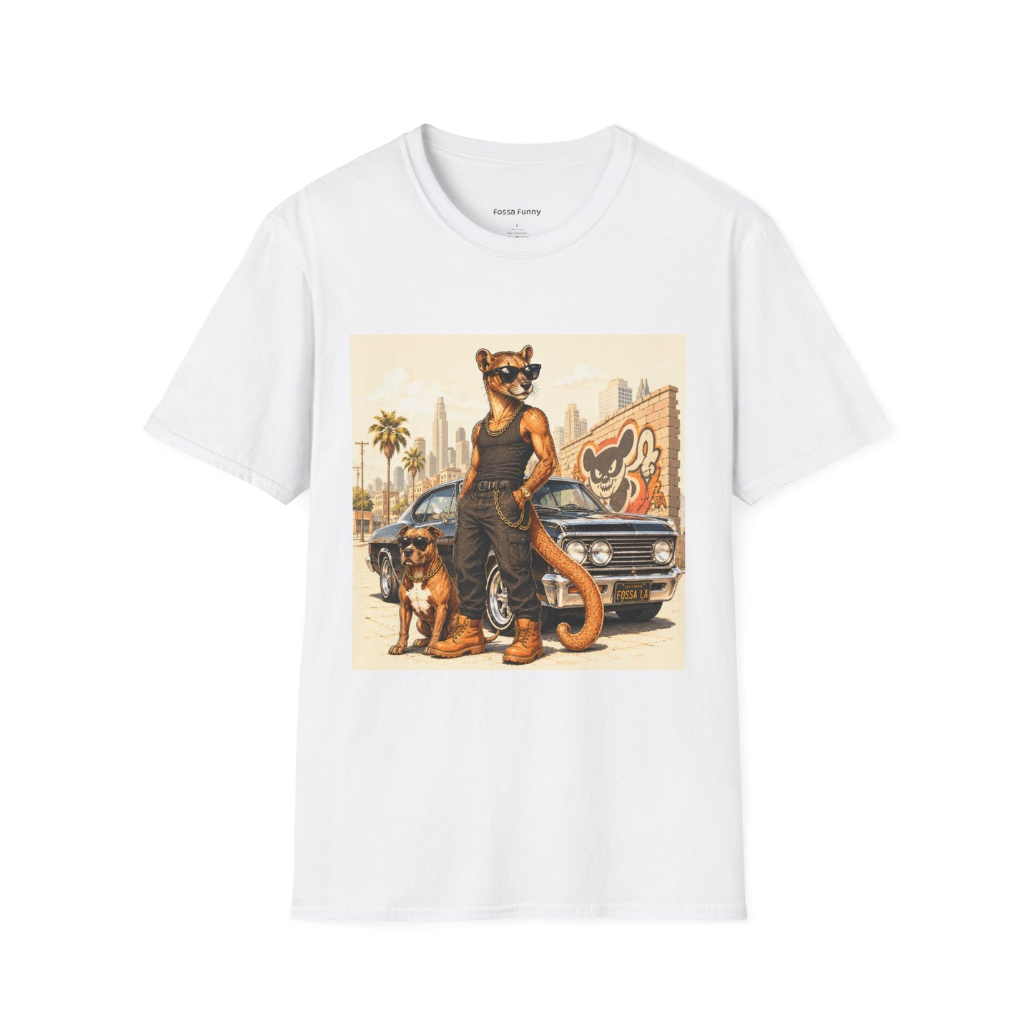 Fossa Gangster T-Shirt — Retro Street Fossa Vintage Car Graphic Tee