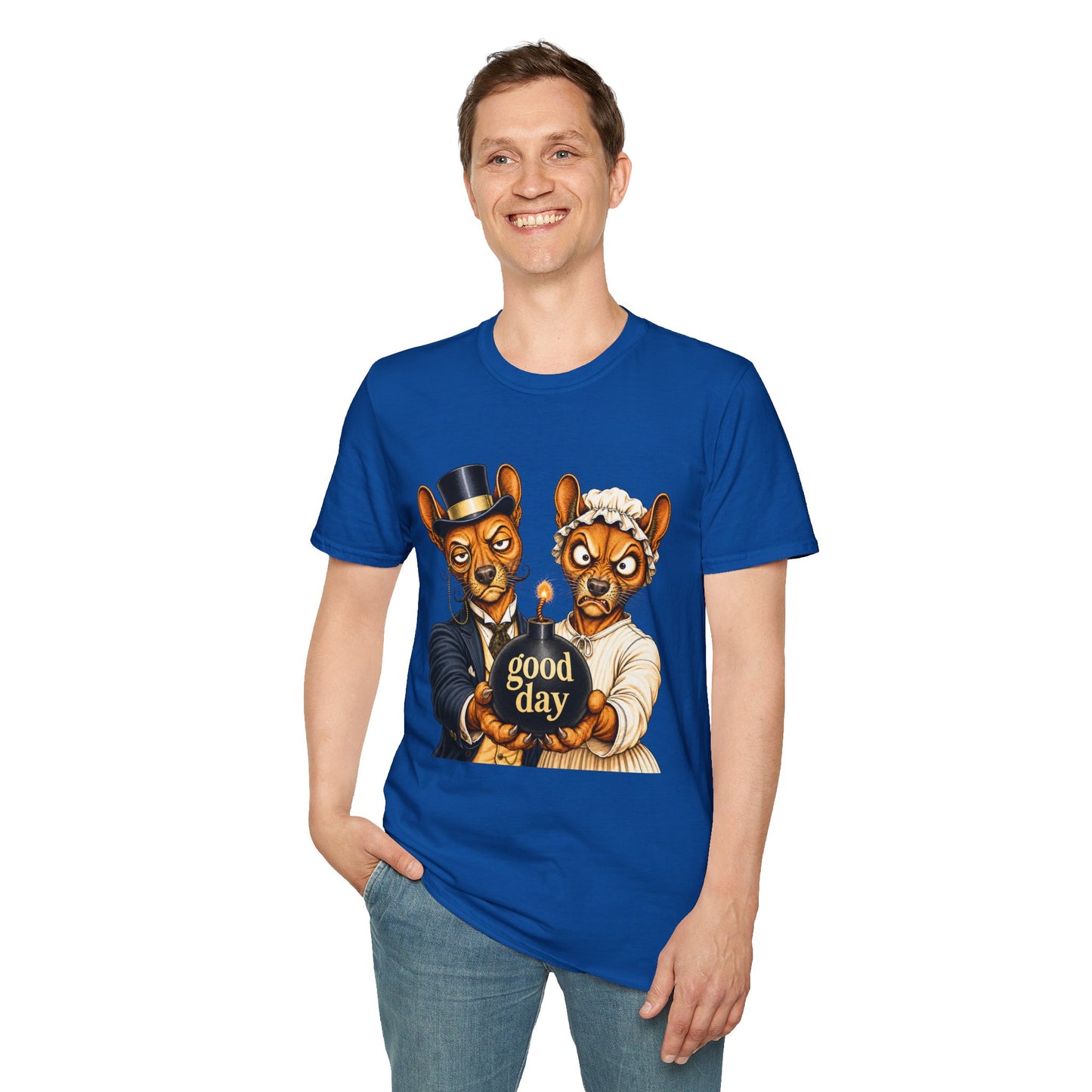 Fossa Newlyweds T-Shirt — Funny Good Day Couple Graphic Tee