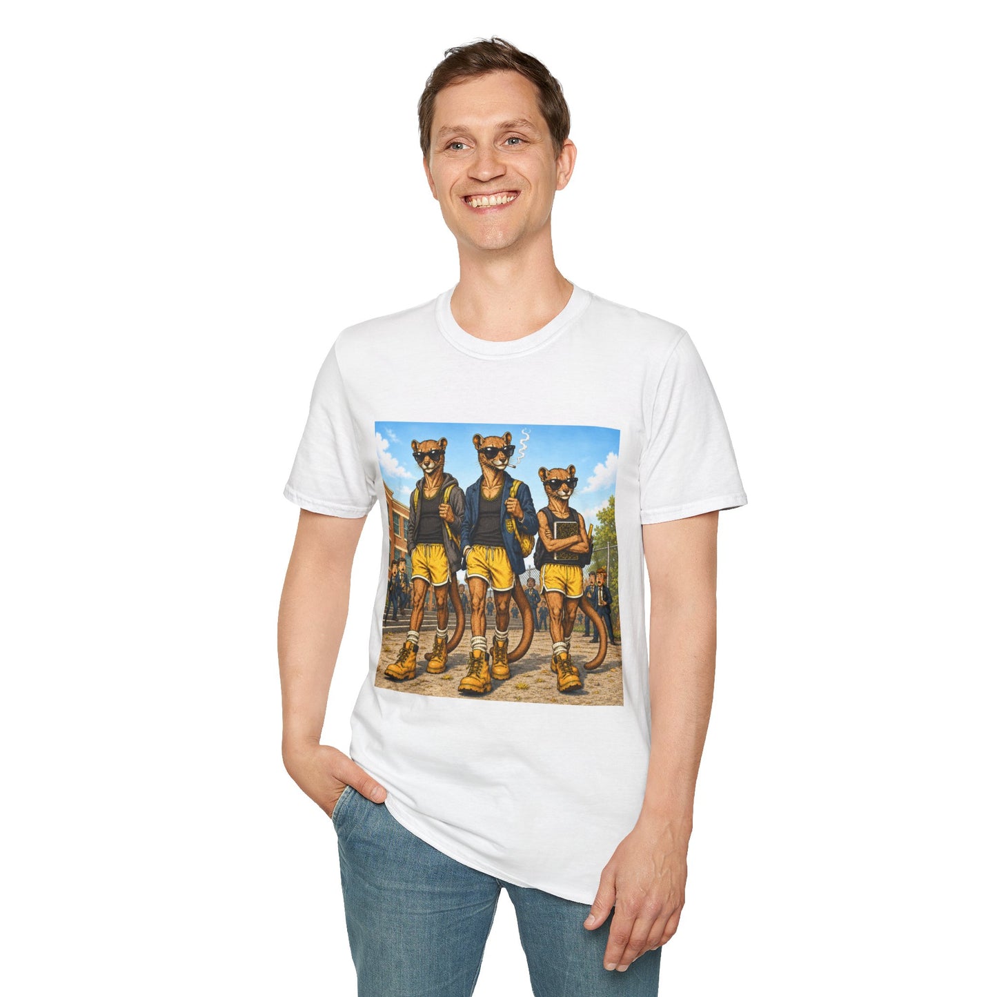 Fossa Schoolboys T-Shirt — Funny Show-Off Student Graphic Tee