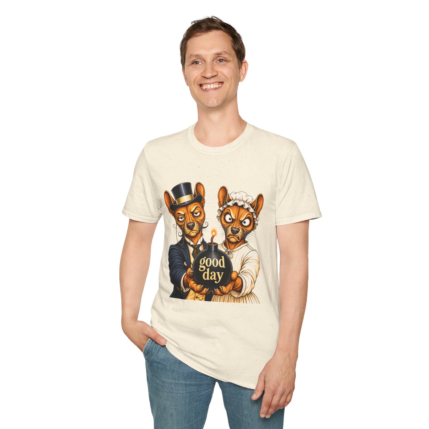 Fossa Newlyweds T-Shirt — Funny Good Day Couple Graphic Tee