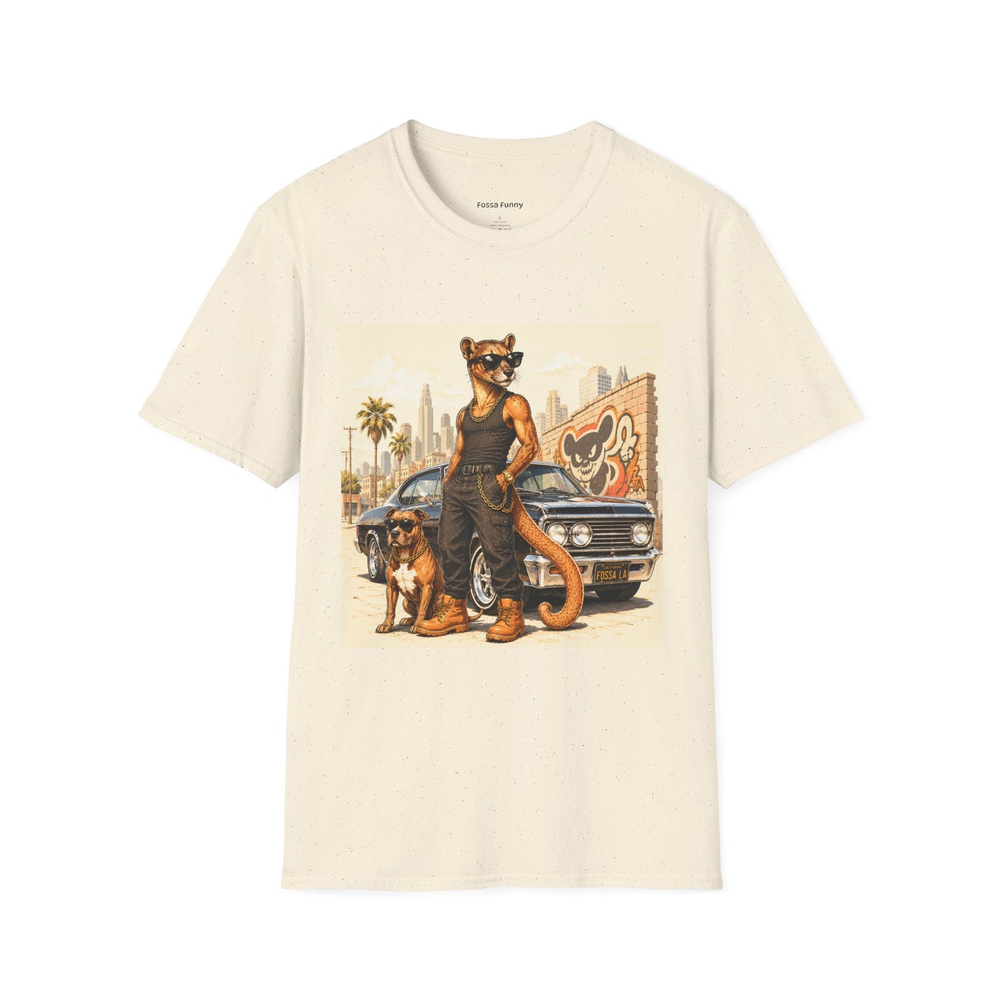 Fossa Gangster T-Shirt — Retro Street Fossa Vintage Car Graphic Tee