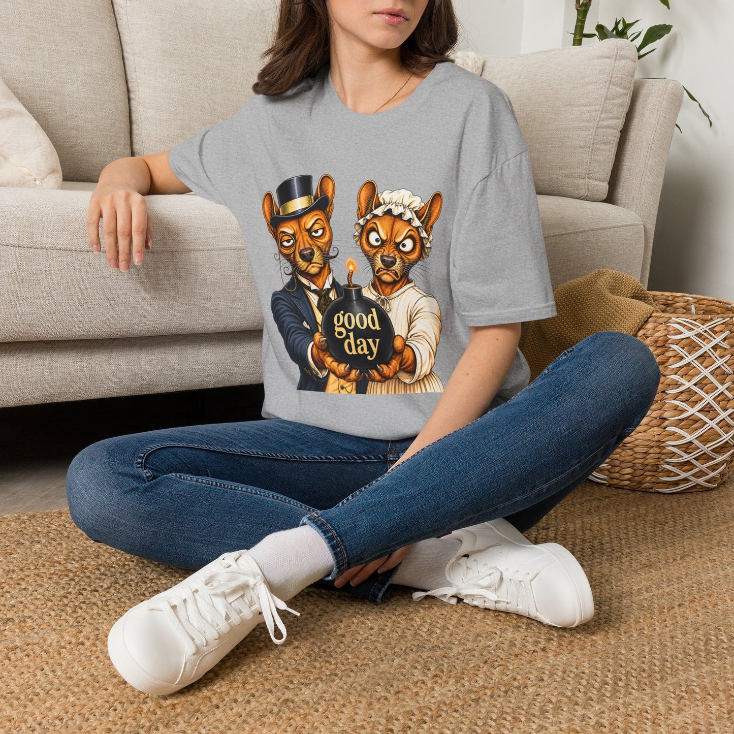 Fossa Newlyweds T-Shirt — Funny Good Day Couple Graphic Tee