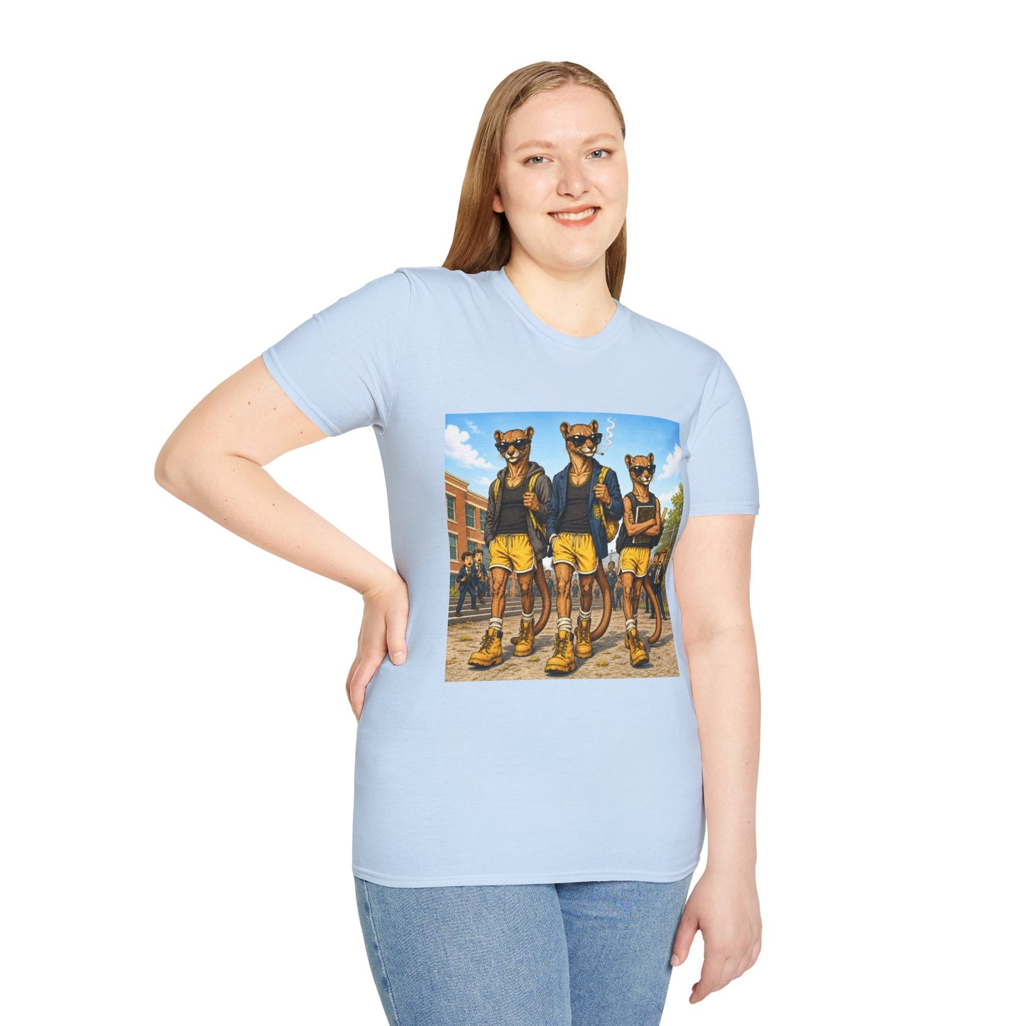 Fossa Schoolboys T-Shirt — Funny Show-Off Student Graphic Tee
