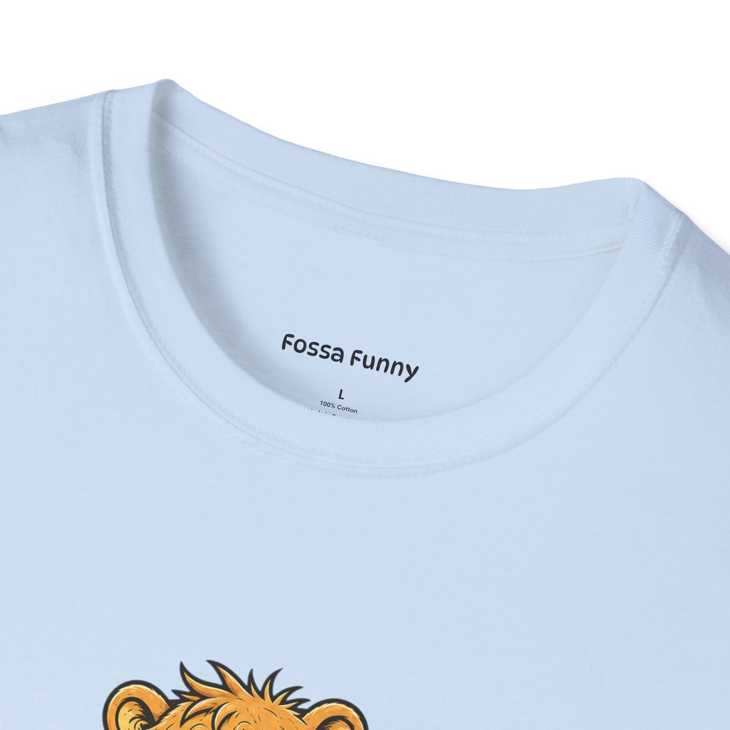 Coffee Powered Fossa T-Shirt — Funny Loading Animal Graphic Tee