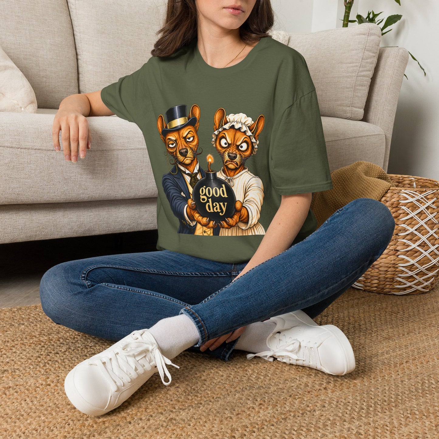 Fossa Newlyweds T-Shirt — Funny Good Day Couple Graphic Tee