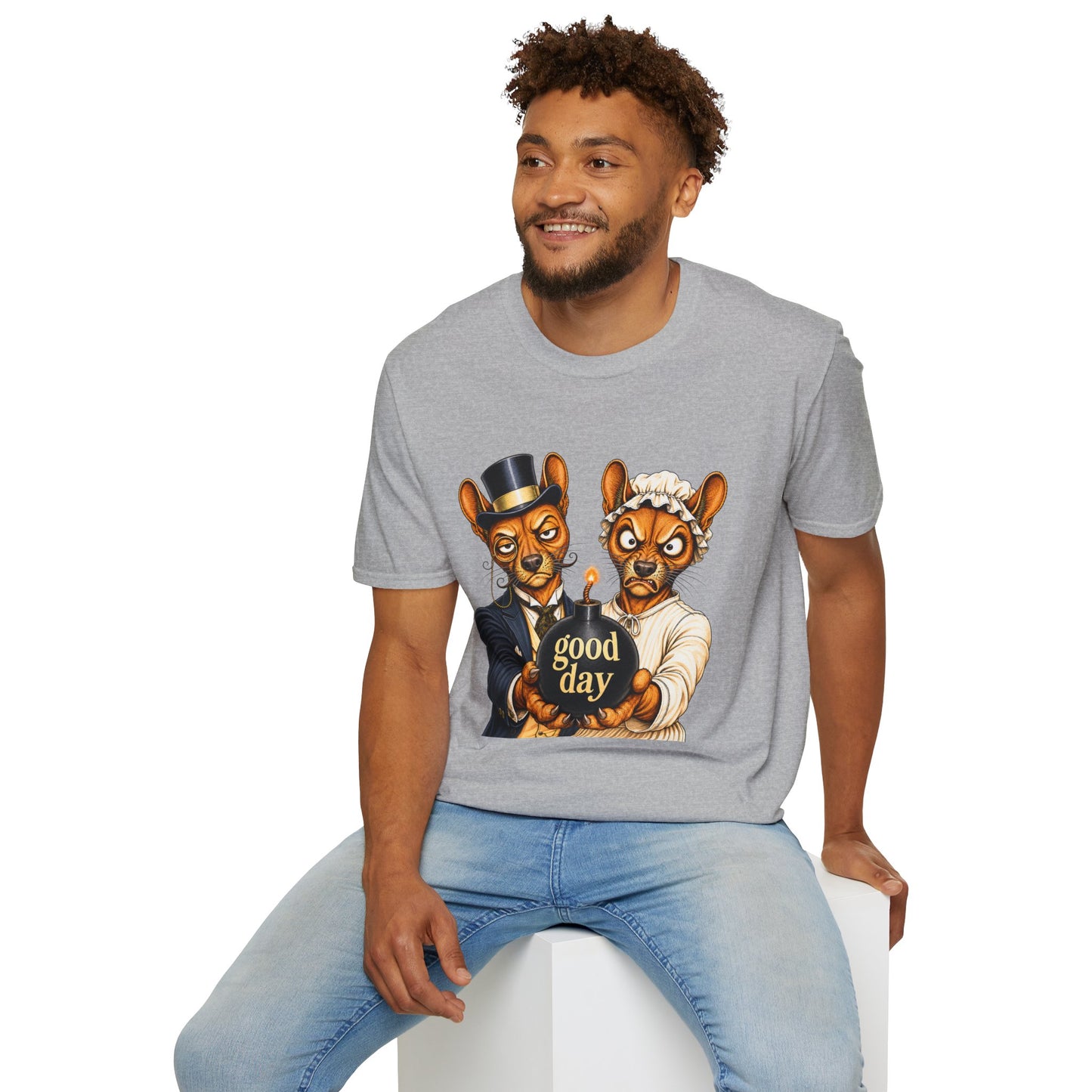 Fossa Newlyweds T-Shirt — Funny Good Day Couple Graphic Tee