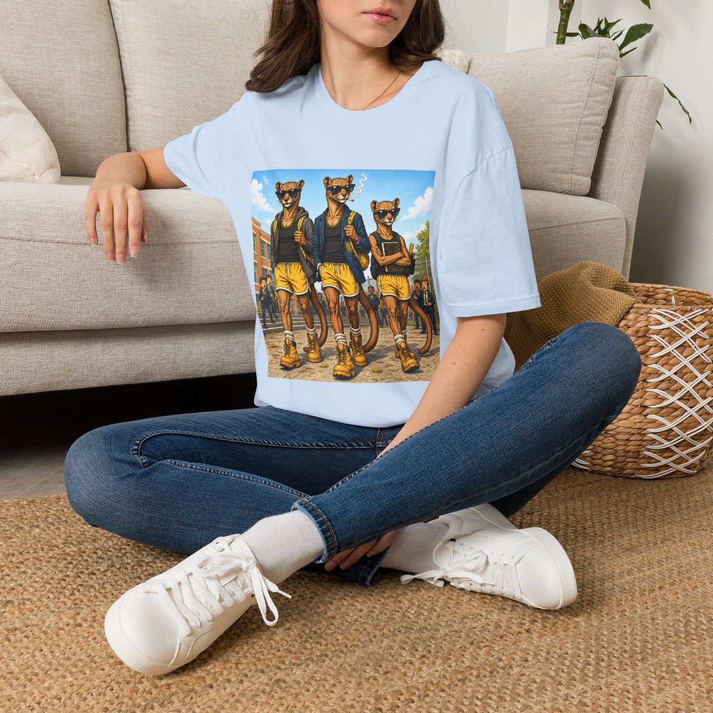 Fossa Schoolboys T-Shirt — Funny Show-Off Student Graphic Tee