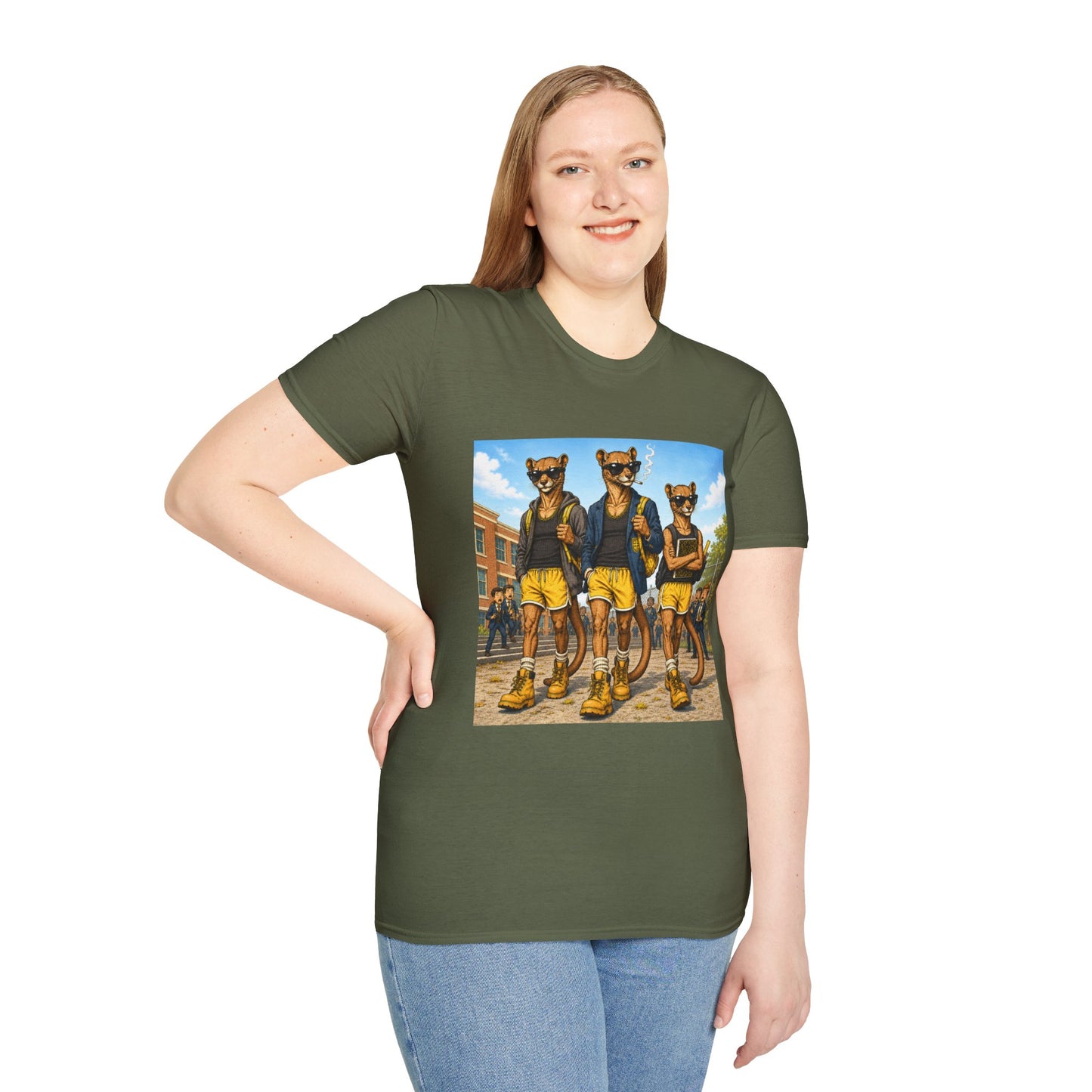 Fossa Schoolboys T-Shirt — Funny Show-Off Student Graphic Tee