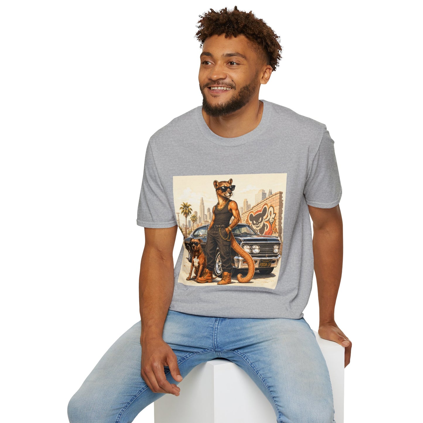 Fossa Gangster T-Shirt — Retro Street Fossa Vintage Car Graphic Tee