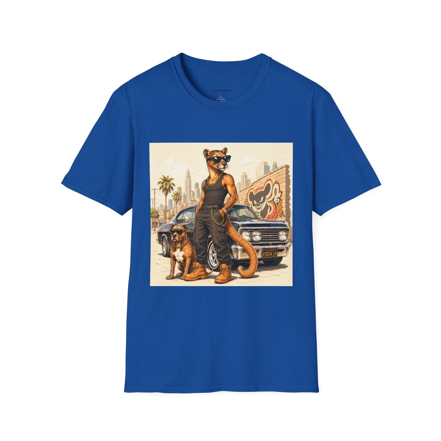Fossa Gangster T-Shirt — Retro Street Fossa Vintage Car Graphic Tee