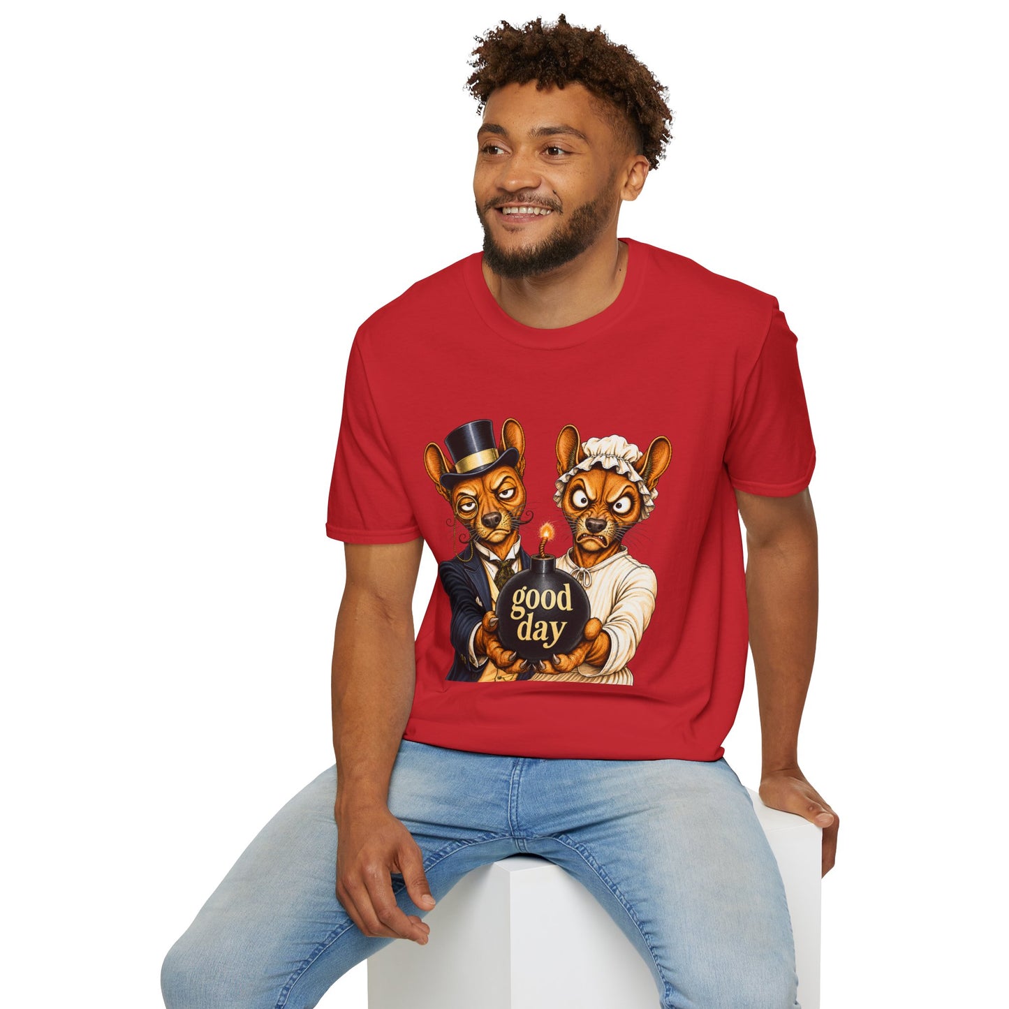 Fossa Newlyweds T-Shirt — Funny Good Day Couple Graphic Tee