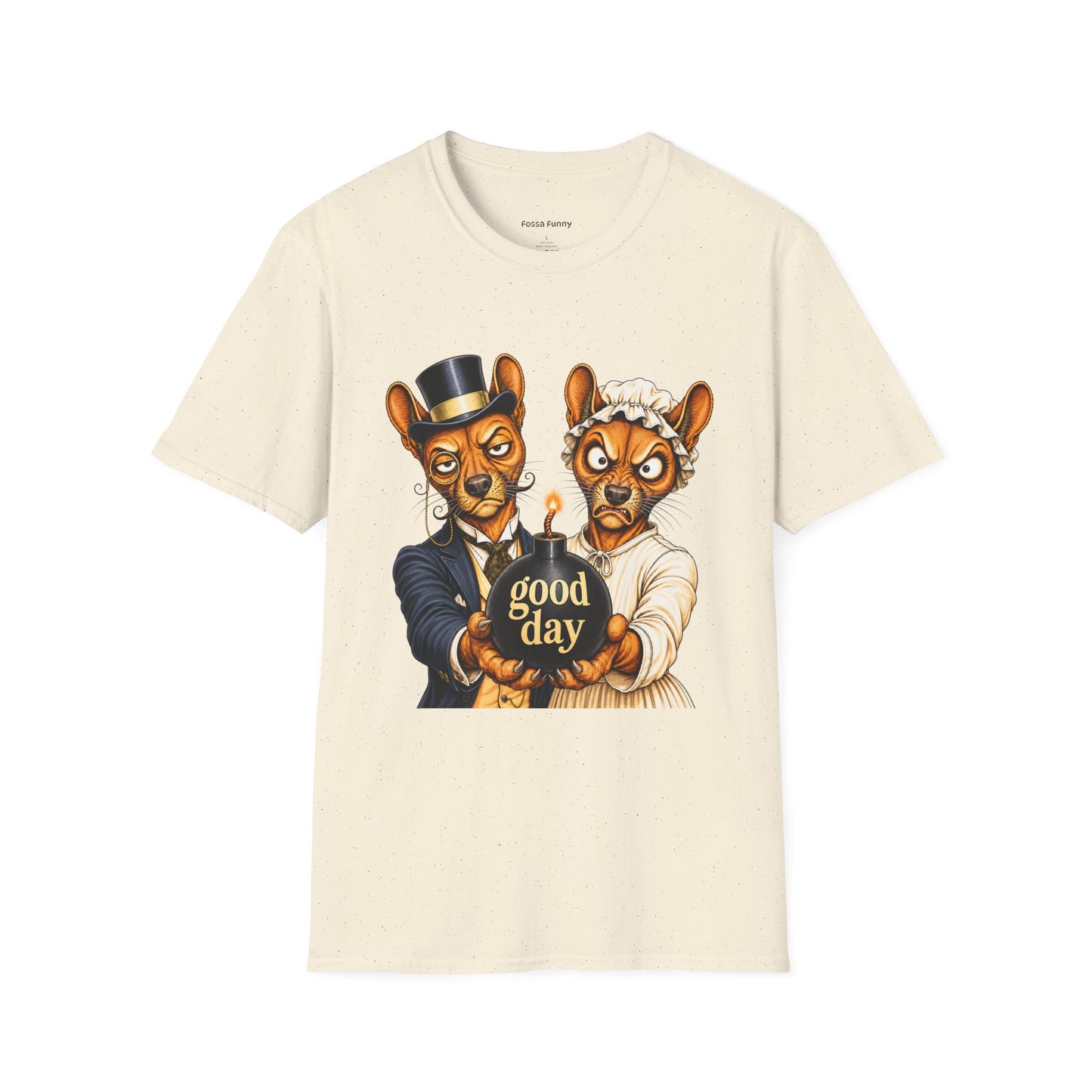 Fossa Newlyweds T-Shirt — Funny Good Day Couple Graphic Tee