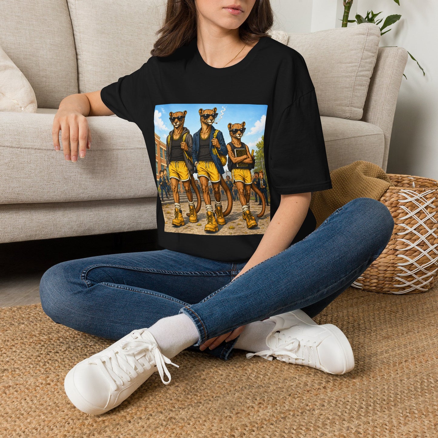 Fossa Schoolboys T-Shirt — Funny Show-Off Student Graphic Tee