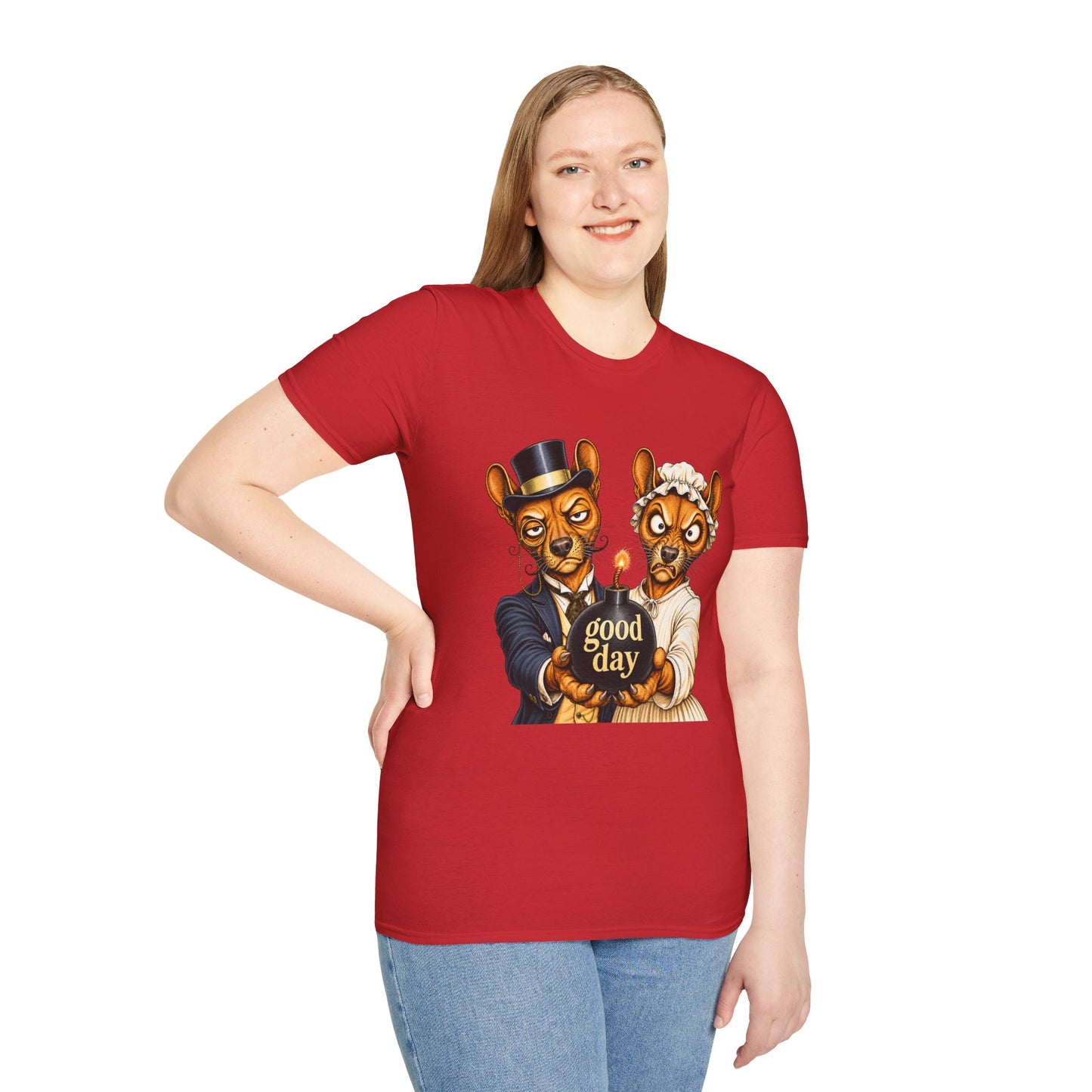 Fossa Newlyweds T-Shirt — Funny Good Day Couple Graphic Tee