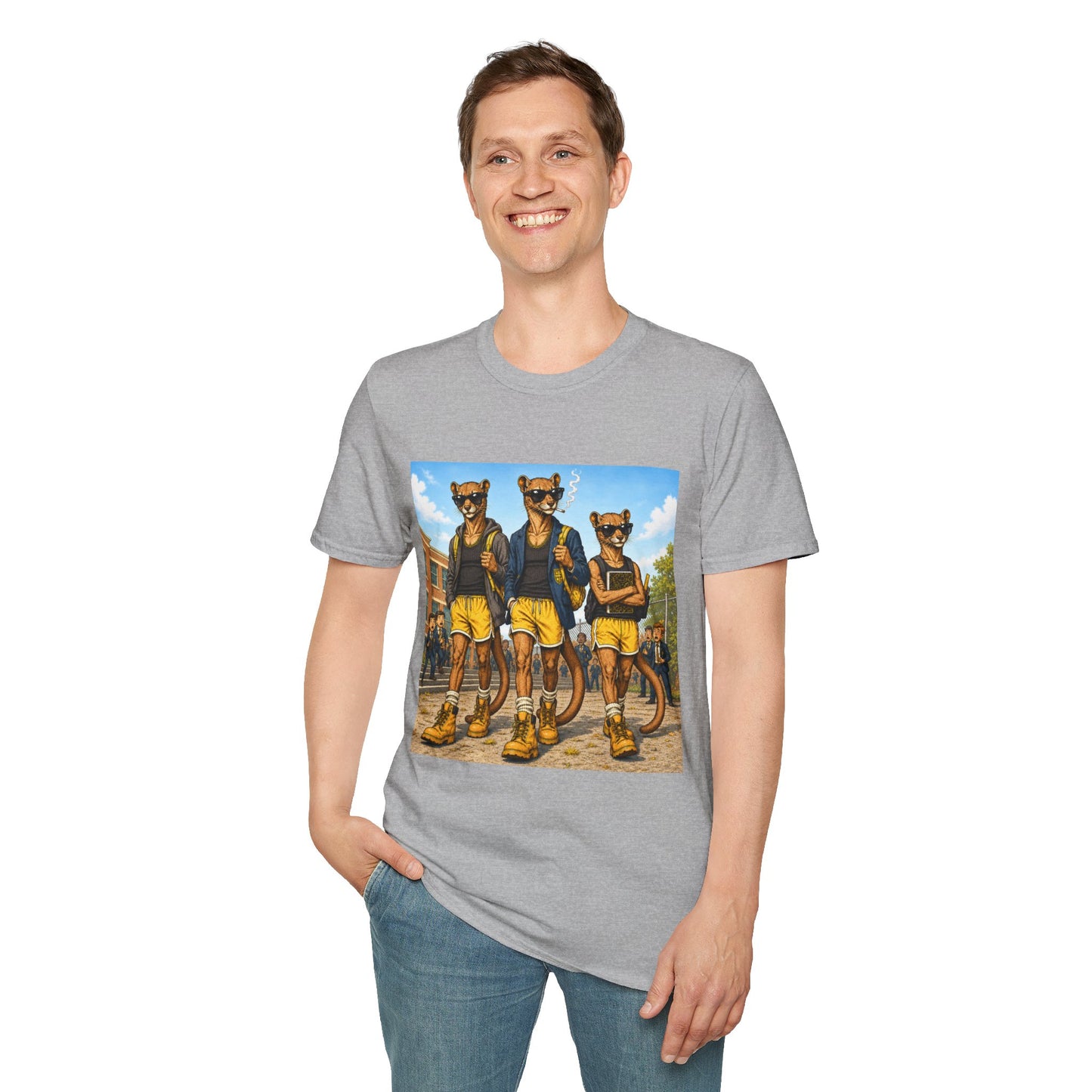 Fossa Schoolboys T-Shirt — Funny Show-Off Student Graphic Tee