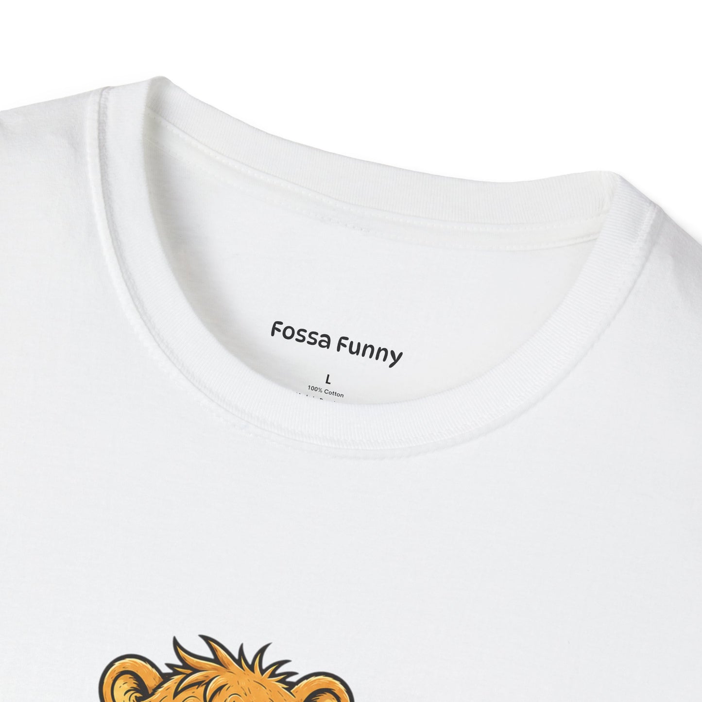 Coffee Powered Fossa T-Shirt — Funny Loading Animal Graphic Tee