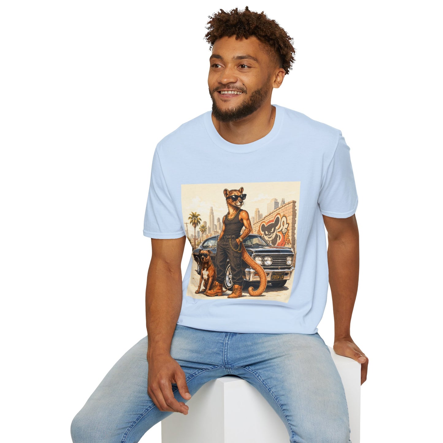 Fossa Gangster T-Shirt — Retro Street Fossa Vintage Car Graphic Tee