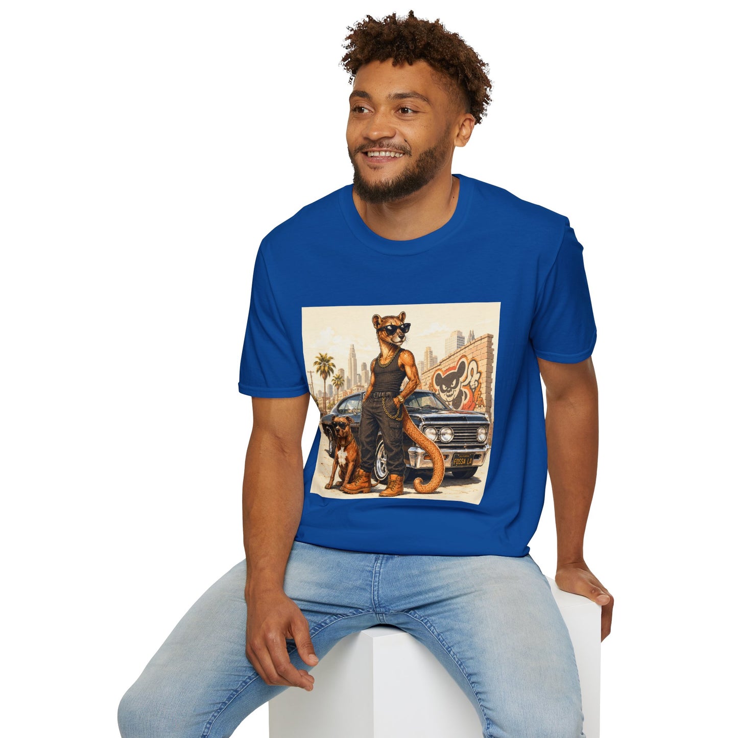 Fossa Gangster T-Shirt — Retro Street Fossa Vintage Car Graphic Tee