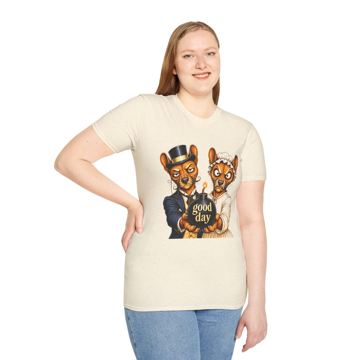 Fossa Newlyweds T-Shirt — Funny Good Day Couple Graphic Tee