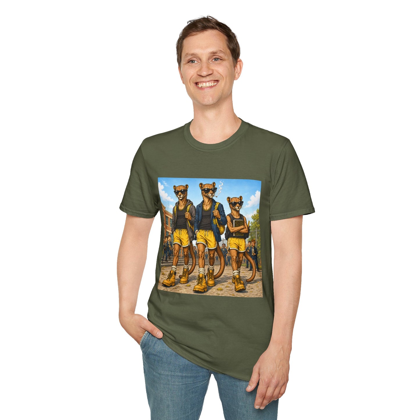 Fossa Schoolboys T-Shirt — Funny Show-Off Student Graphic Tee