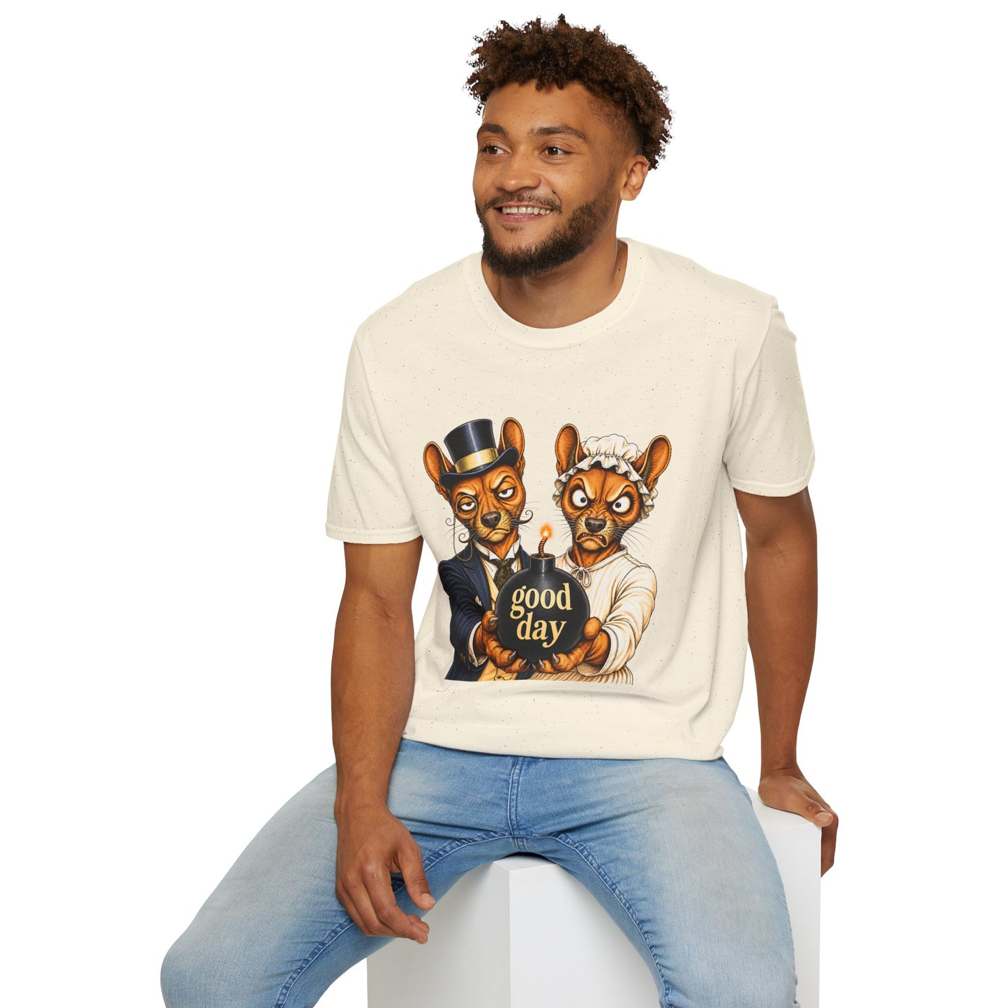 Fossa Newlyweds T-Shirt — Funny Good Day Couple Graphic Tee