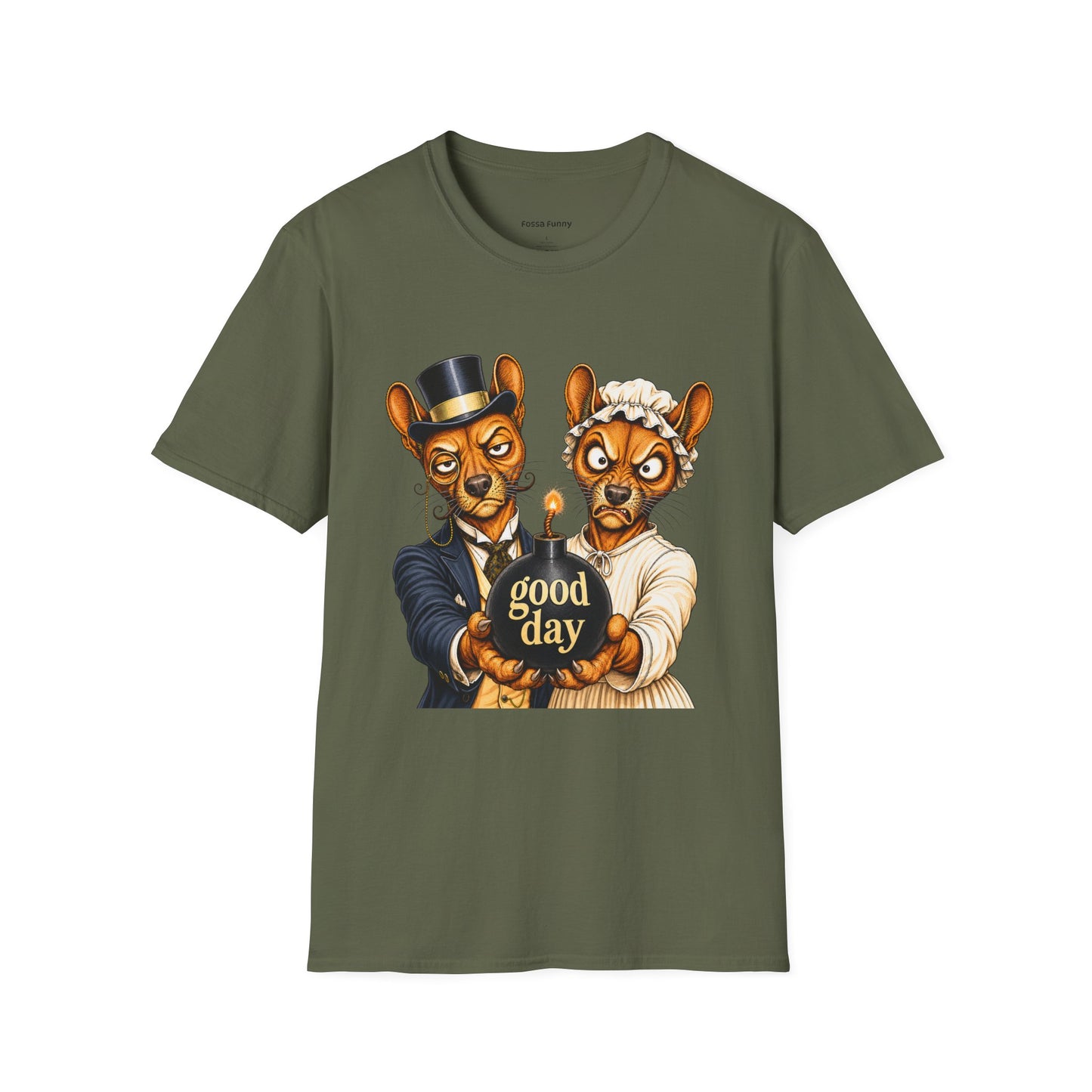 Fossa Newlyweds T-Shirt — Funny Good Day Couple Graphic Tee