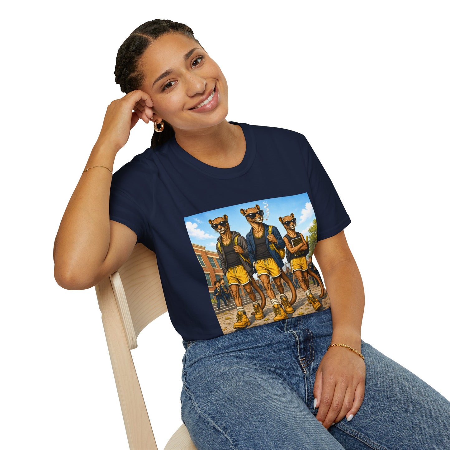 Fossa Schoolboys T-Shirt — Funny Show-Off Student Graphic Tee