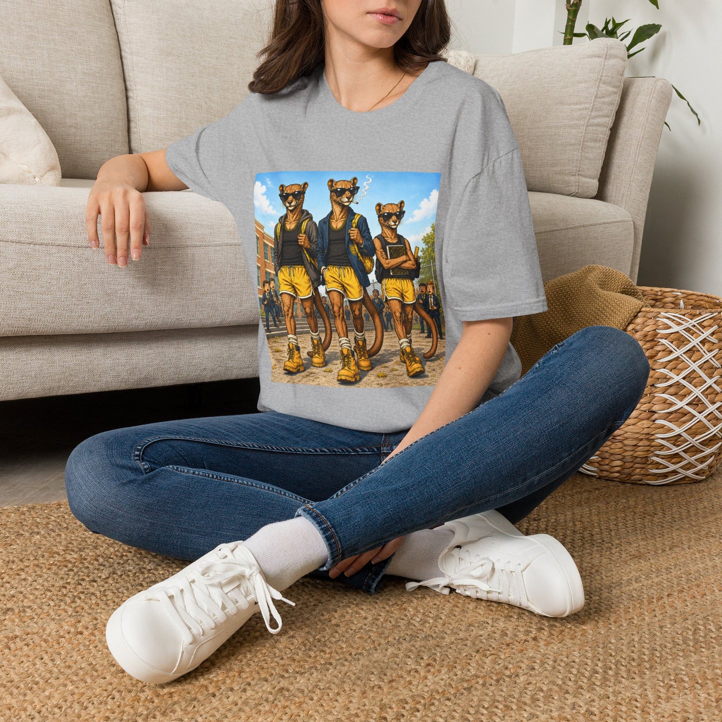 Fossa Schoolboys T-Shirt — Funny Show-Off Student Graphic Tee