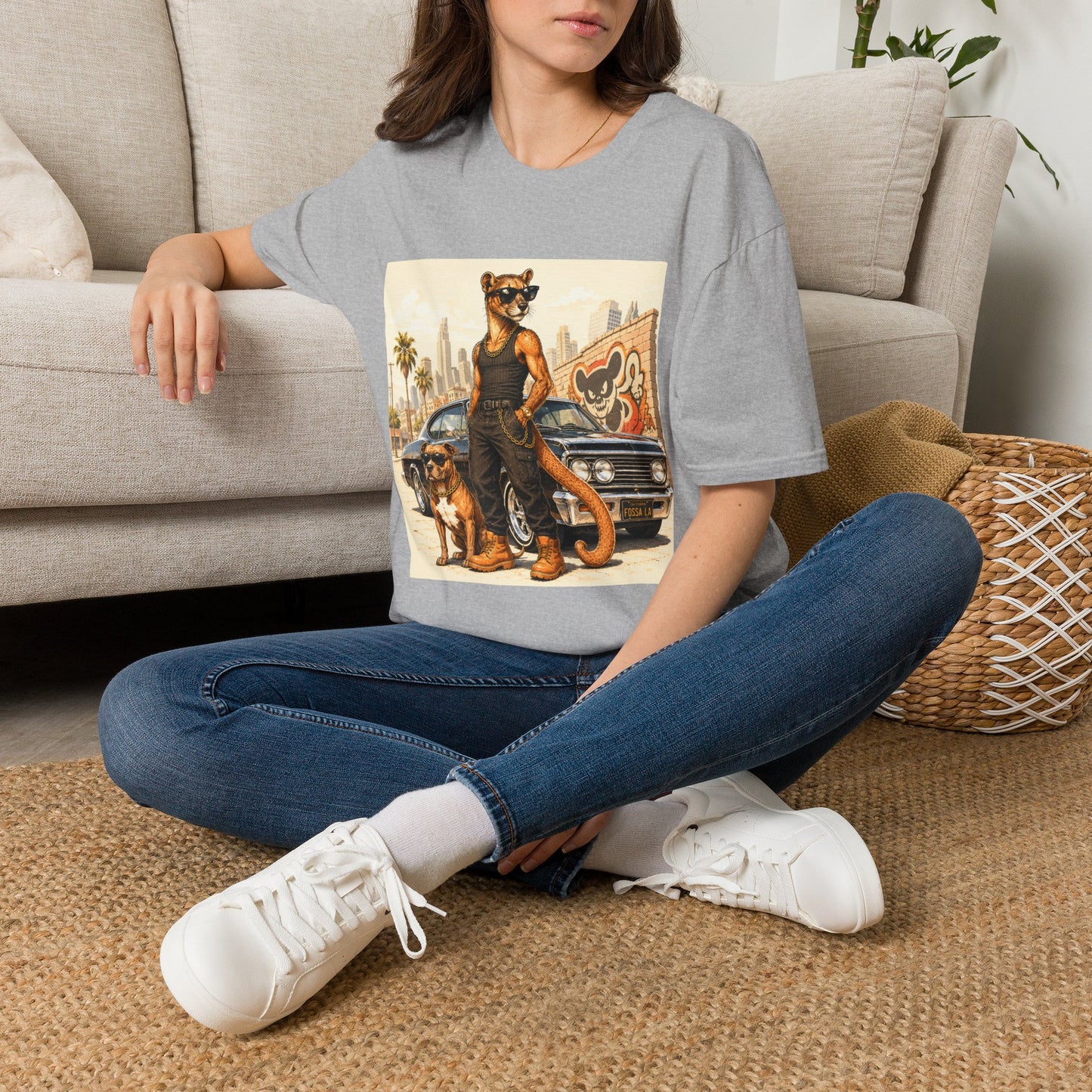 Fossa Gangster T-Shirt — Retro Street Fossa Vintage Car Graphic Tee