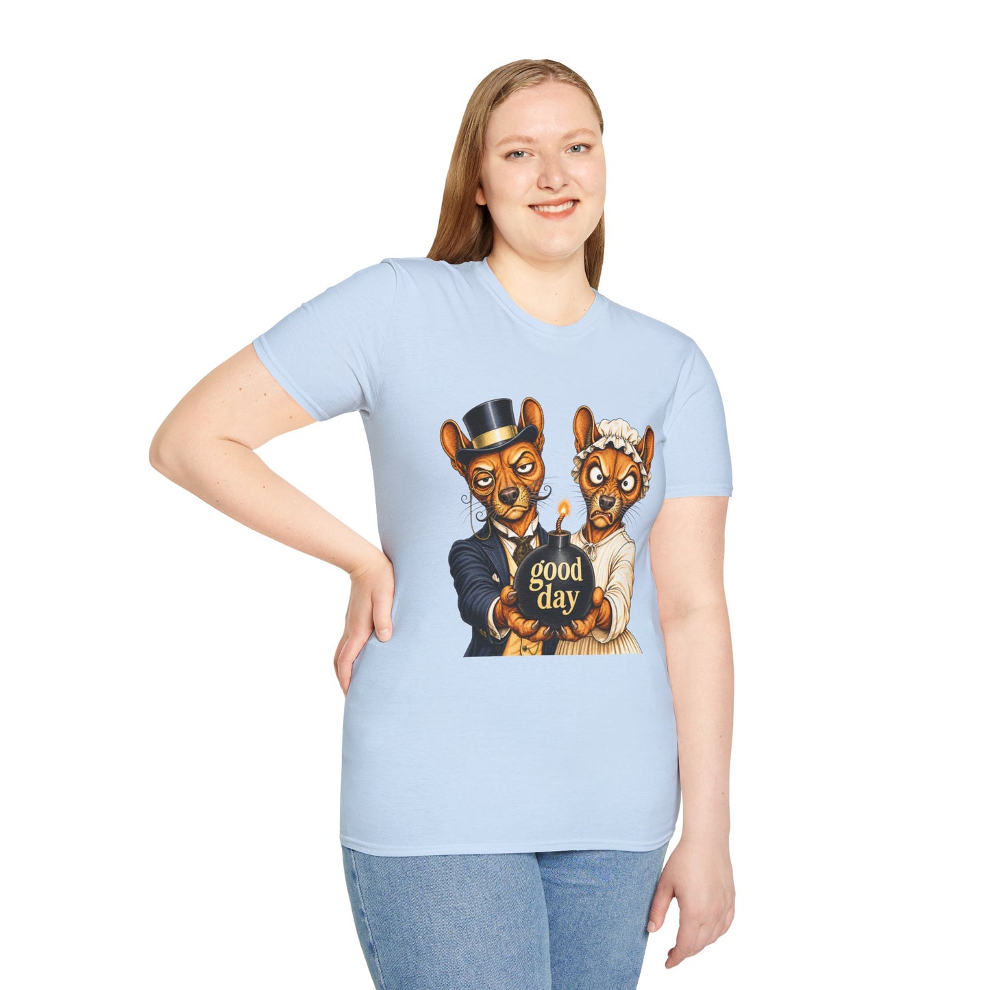 Fossa Newlyweds T-Shirt — Funny Good Day Couple Graphic Tee
