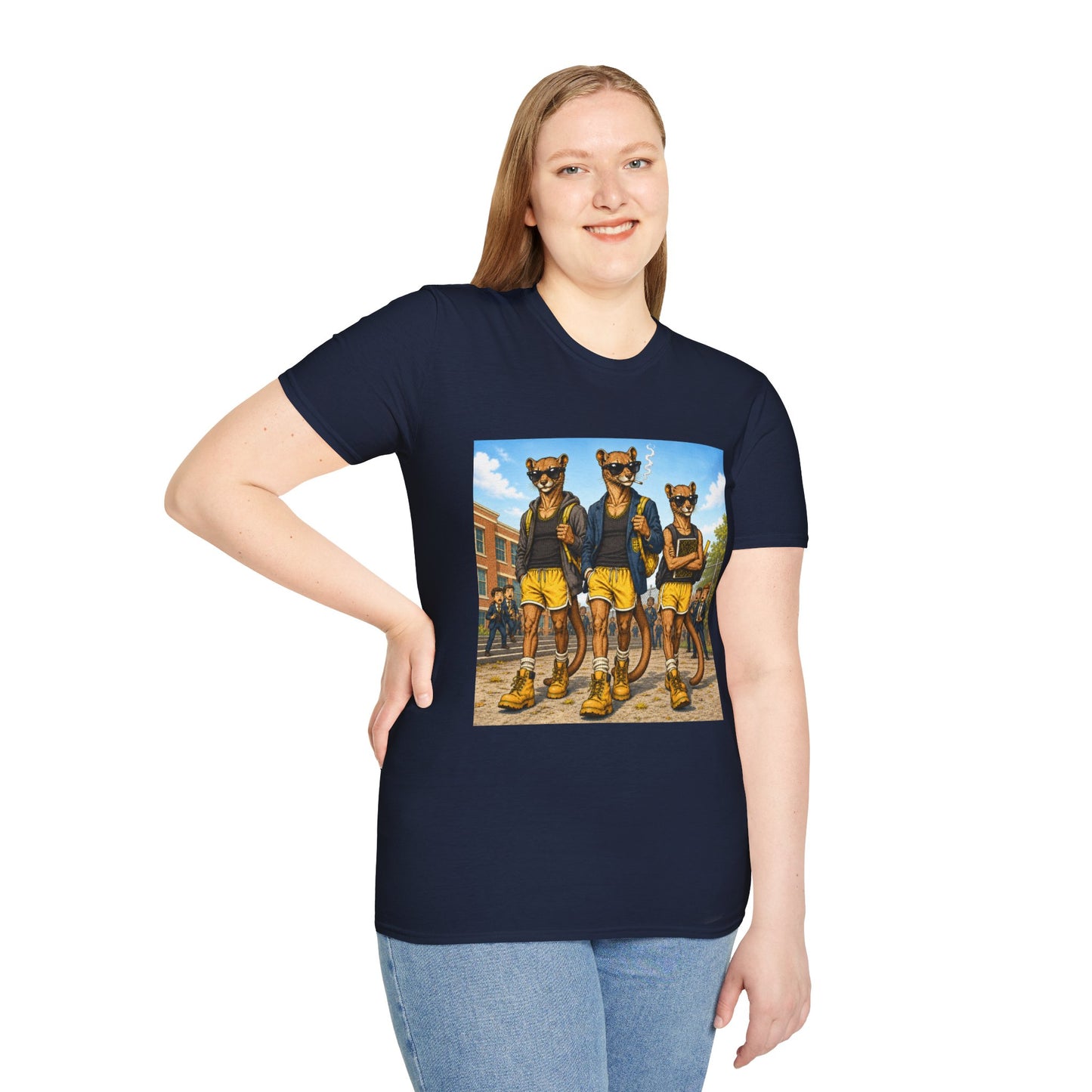 Fossa Schoolboys T-Shirt — Funny Show-Off Student Graphic Tee