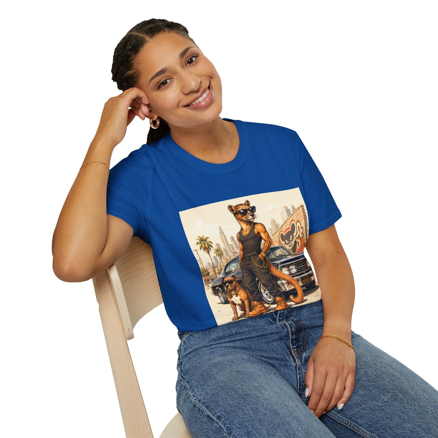 Fossa Gangster T-Shirt — Retro Street Fossa Vintage Car Graphic Tee