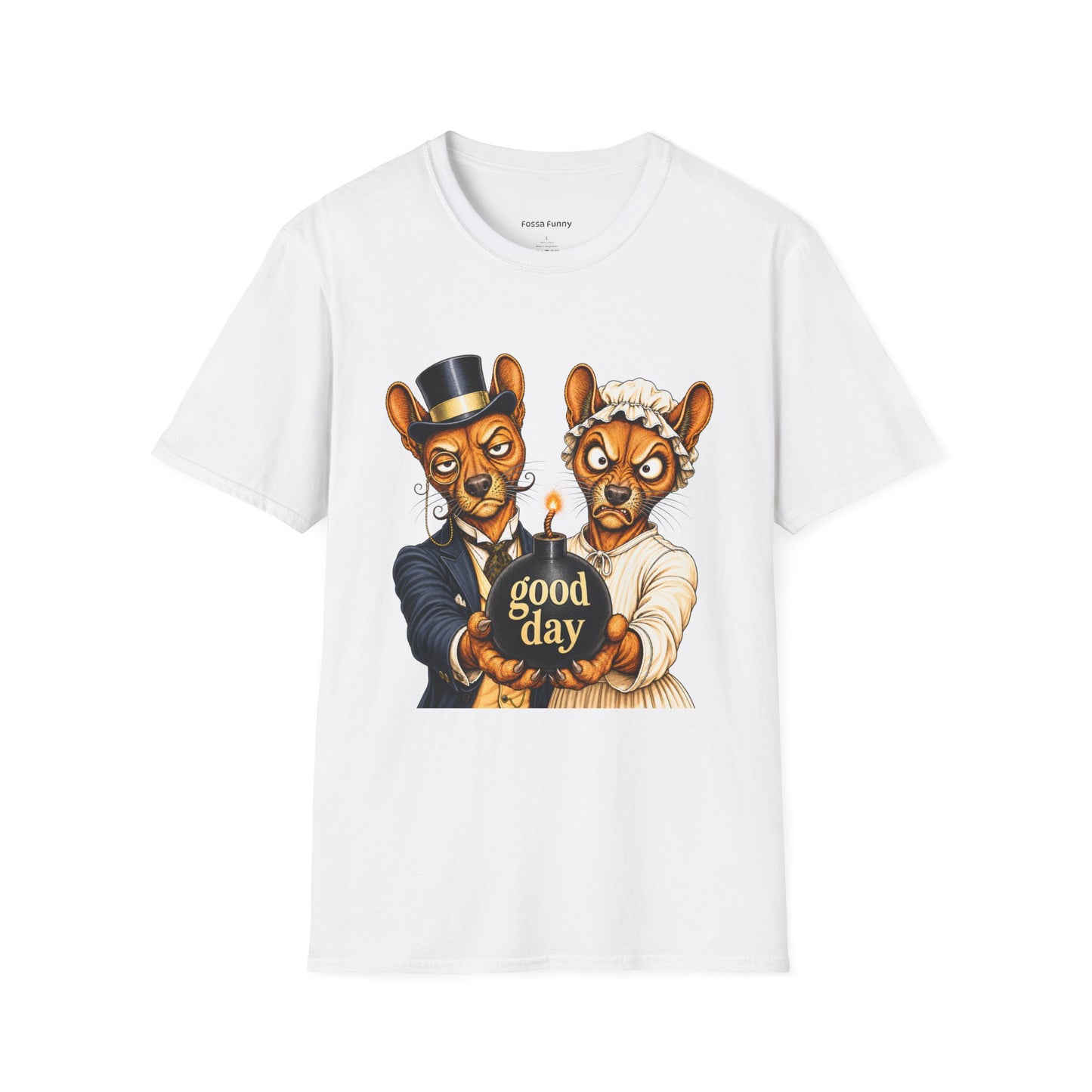 Fossa Newlyweds T-Shirt — Funny Good Day Couple Graphic Tee
