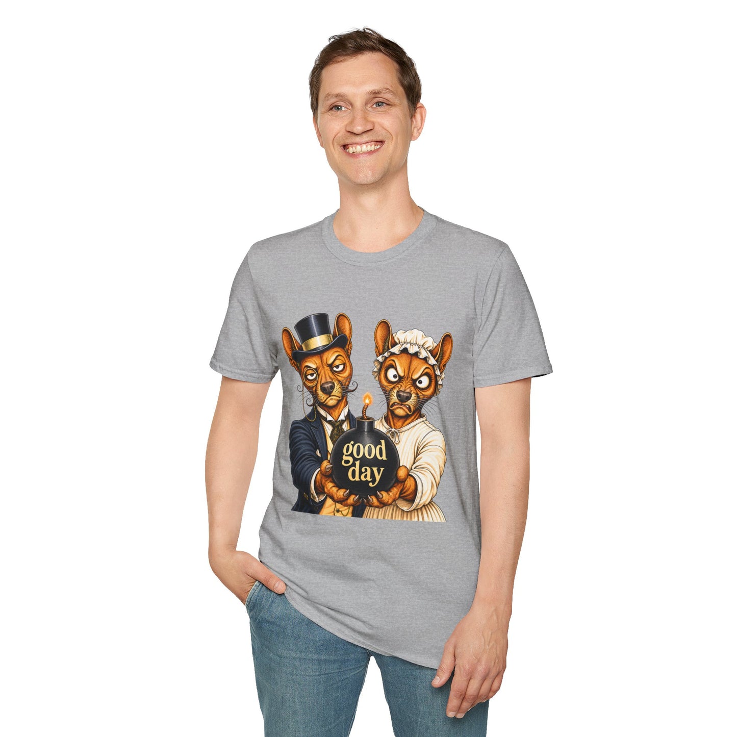 Fossa Newlyweds T-Shirt — Funny Good Day Couple Graphic Tee