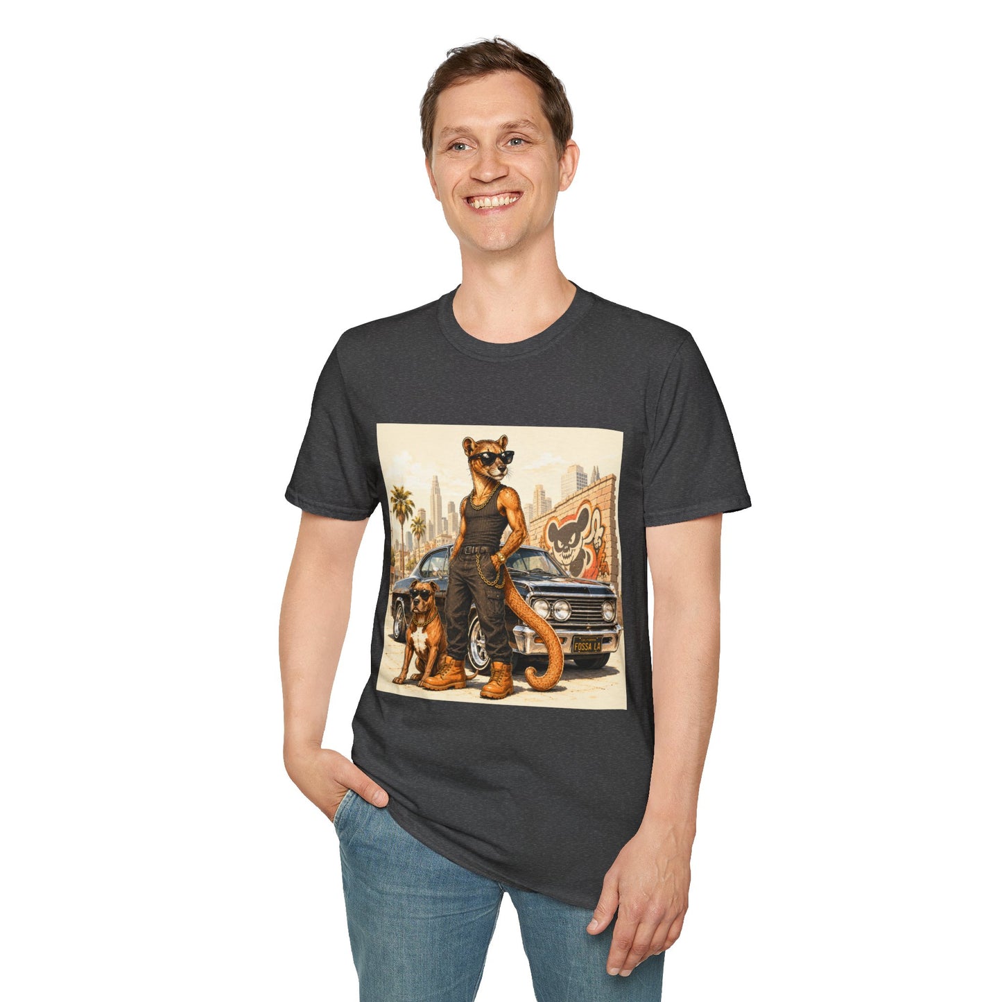 Fossa Gangster T-Shirt — Retro Street Fossa Vintage Car Graphic Tee