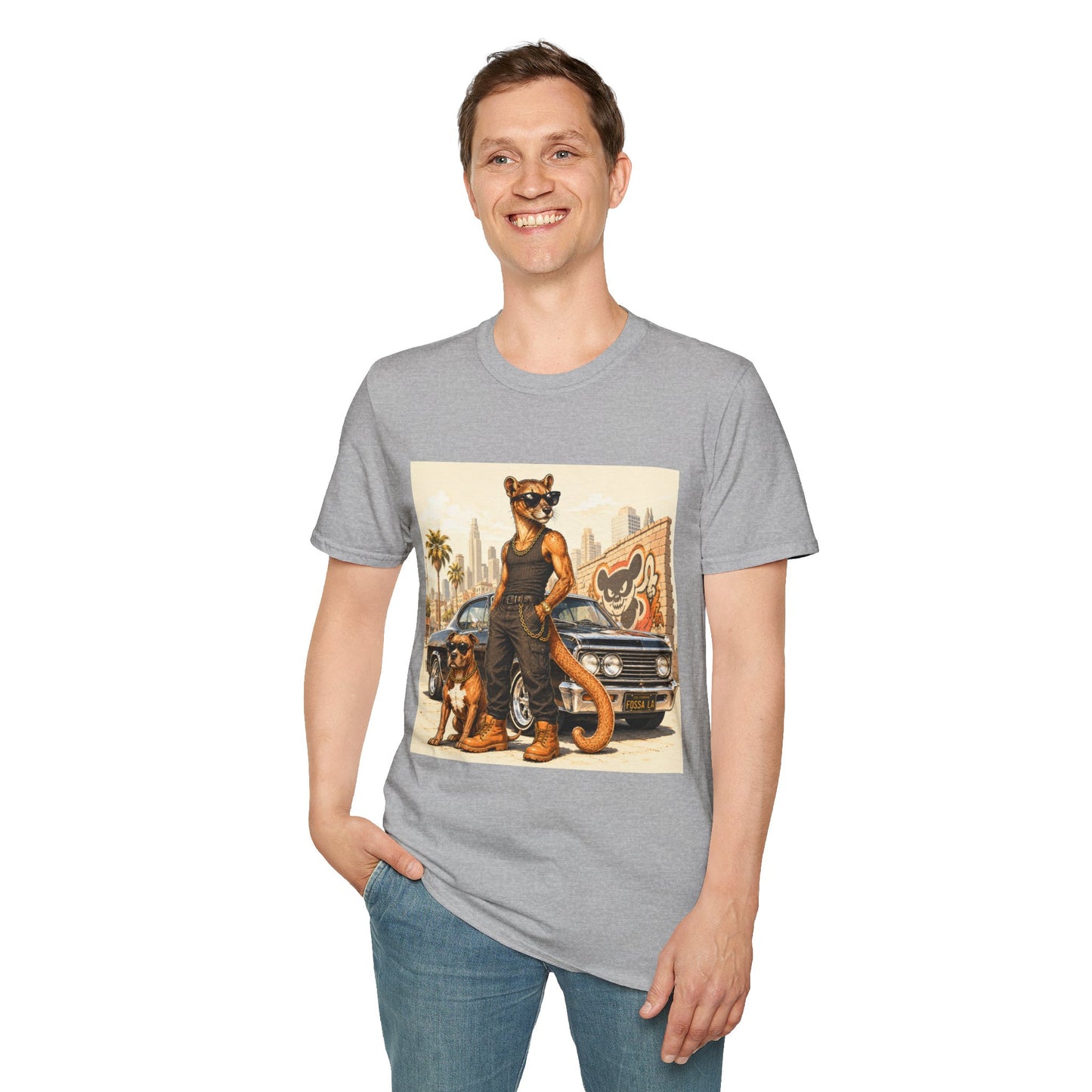 Fossa Gangster T-Shirt — Retro Street Fossa Vintage Car Graphic Tee