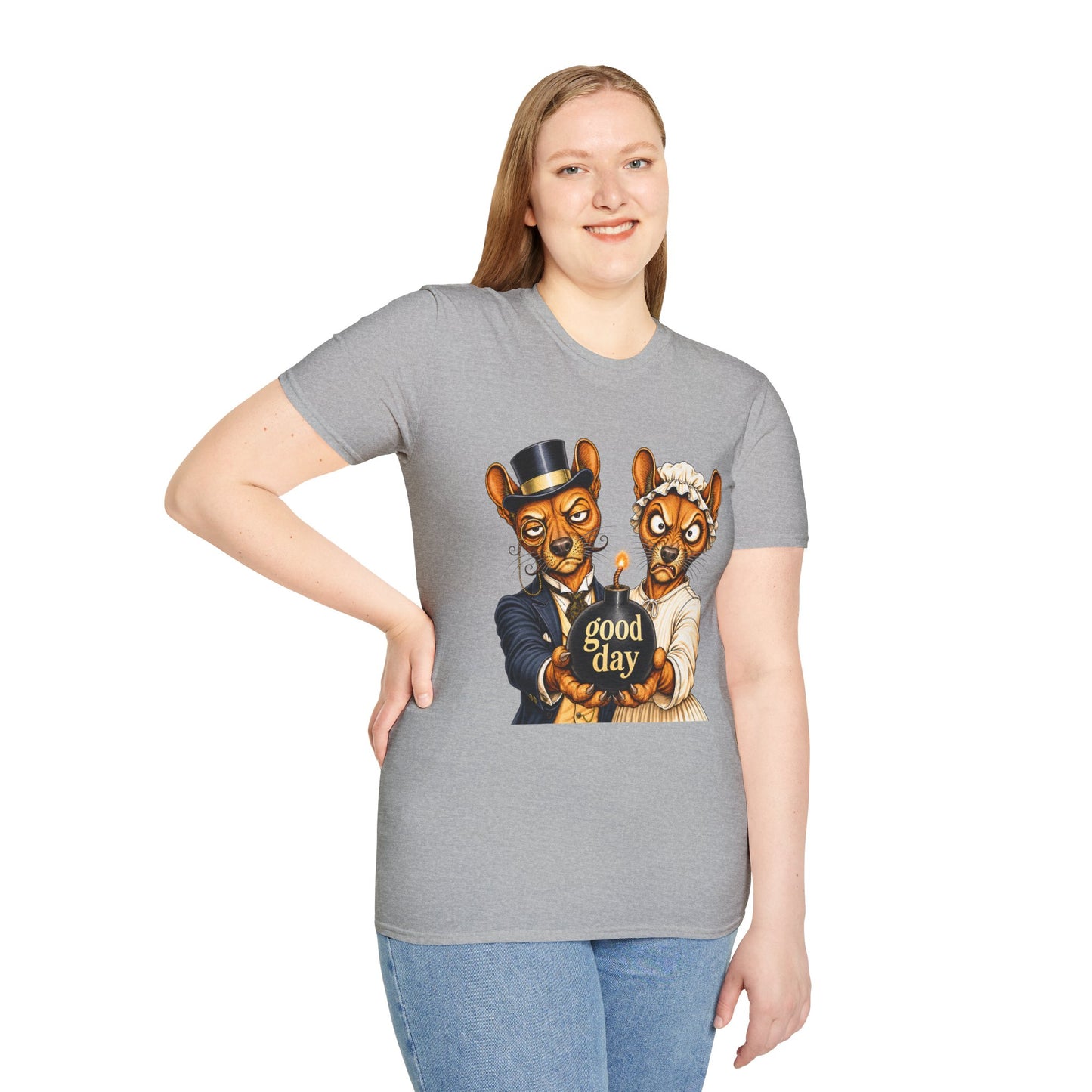 Fossa Newlyweds T-Shirt — Funny Good Day Couple Graphic Tee