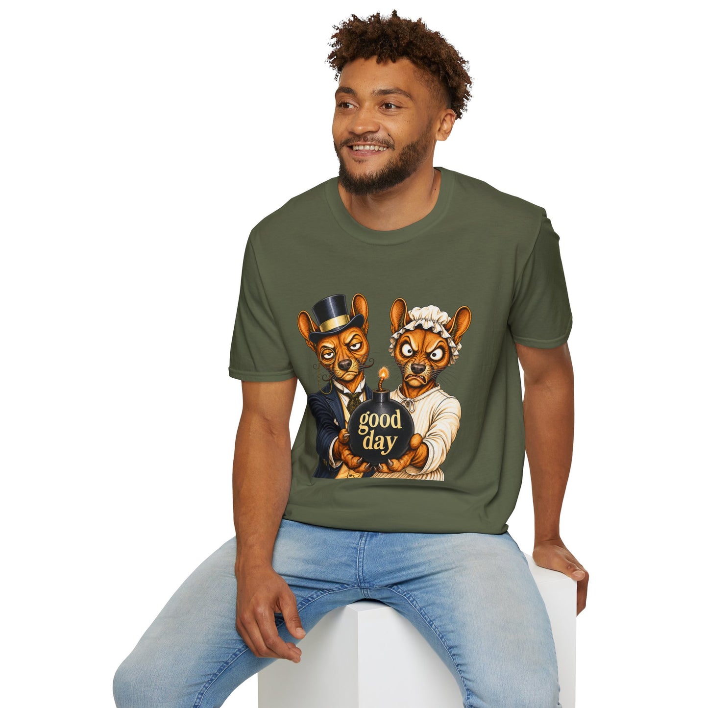 Fossa Newlyweds T-Shirt — Funny Good Day Couple Graphic Tee