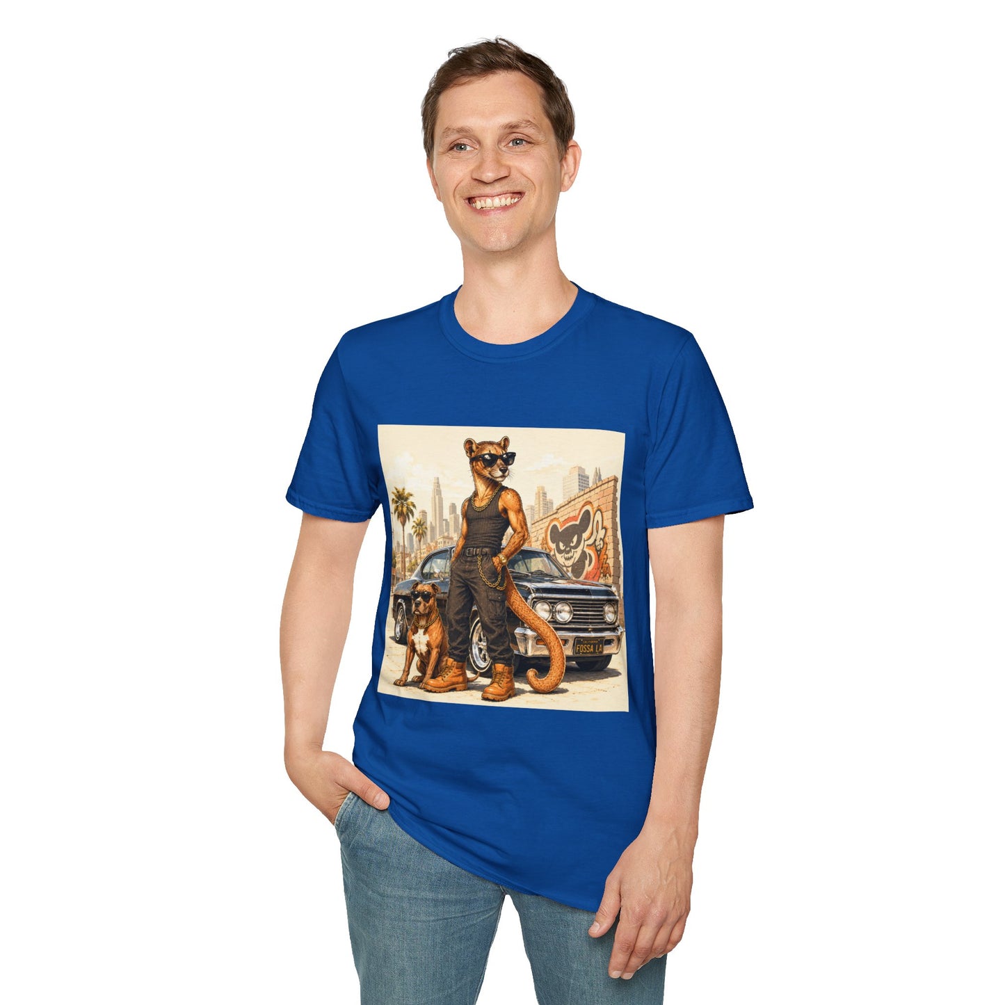 Fossa Gangster T-Shirt — Retro Street Fossa Vintage Car Graphic Tee