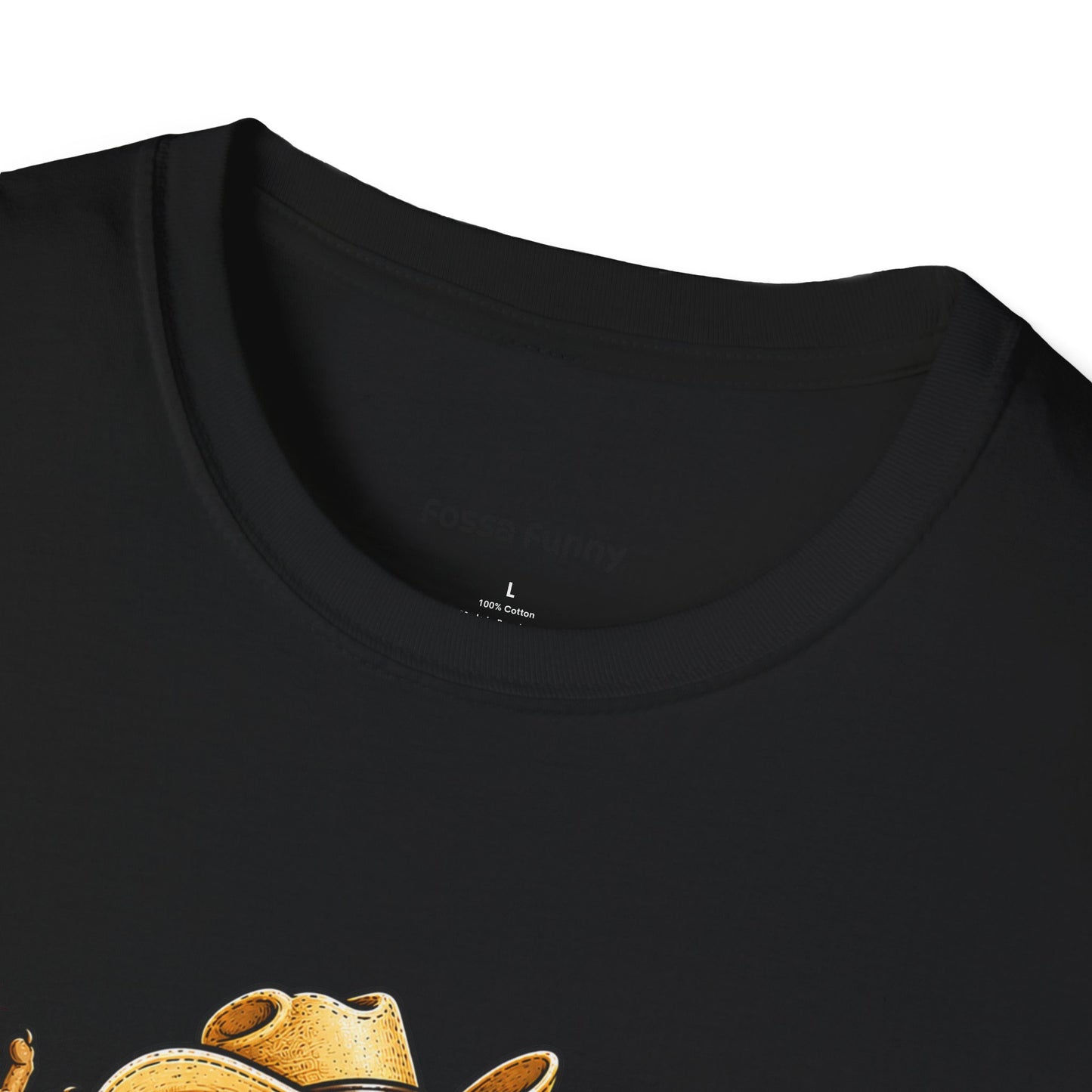Fossa Cowboy T-Shirt — Funny Western Fossa Riding Cactus Tee