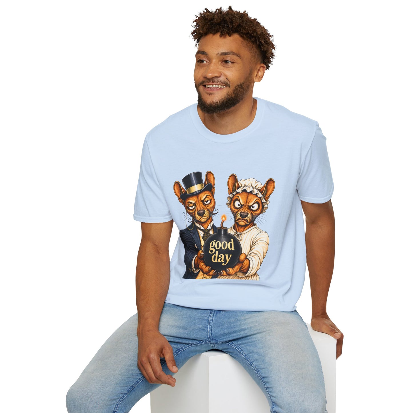 Fossa Newlyweds T-Shirt — Funny Good Day Couple Graphic Tee