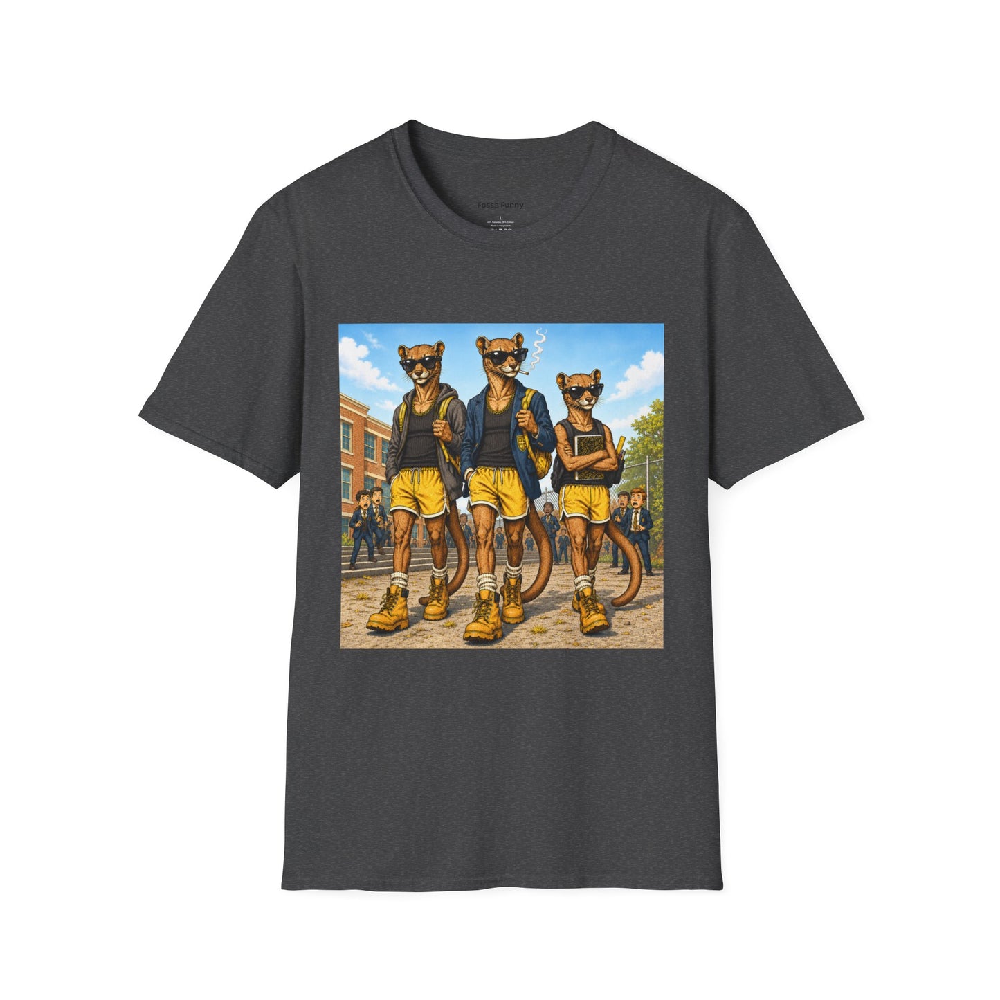 Fossa Schoolboys T-Shirt — Funny Show-Off Student Graphic Tee